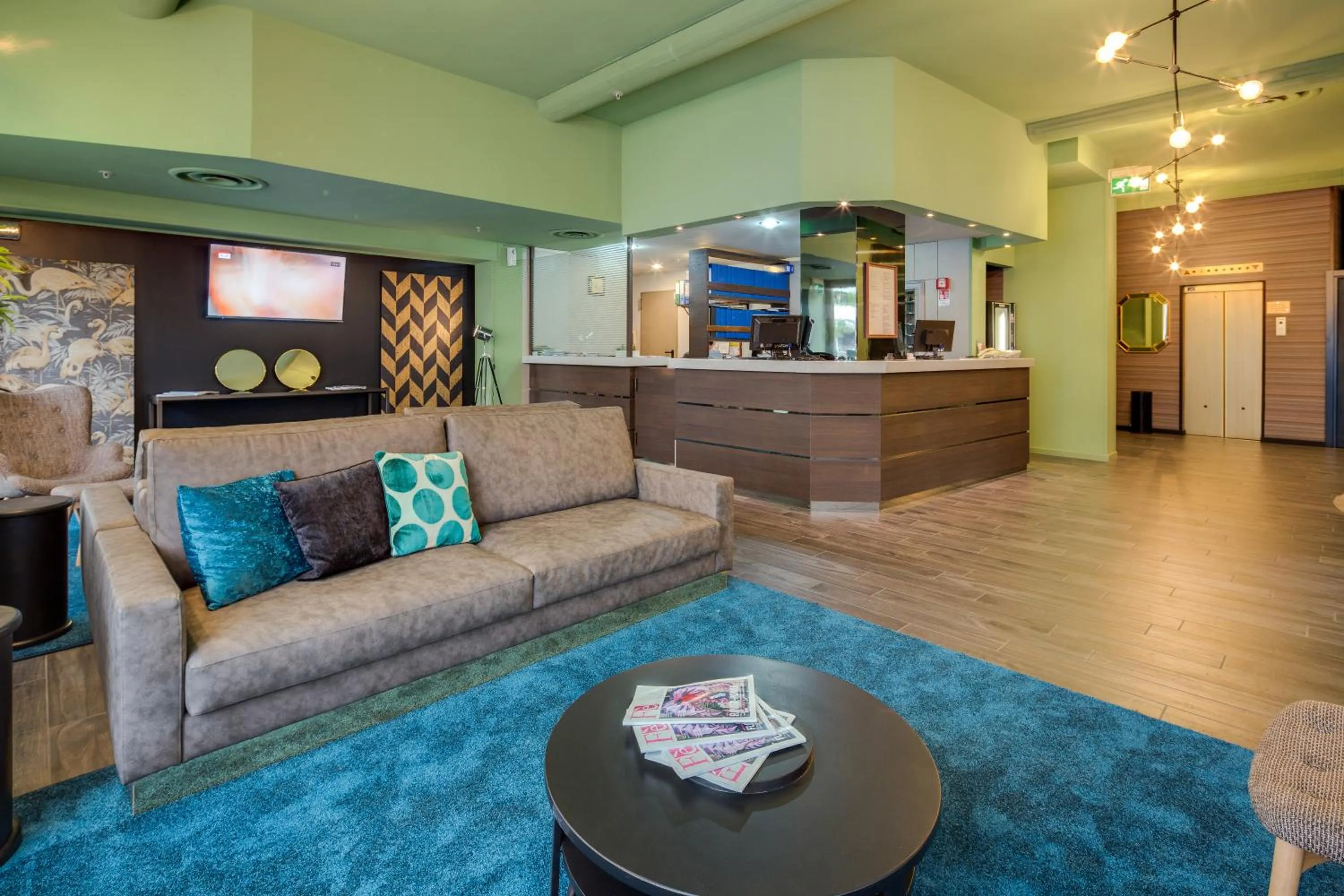 Lobby or reception in Best Western Plus CHC Florence