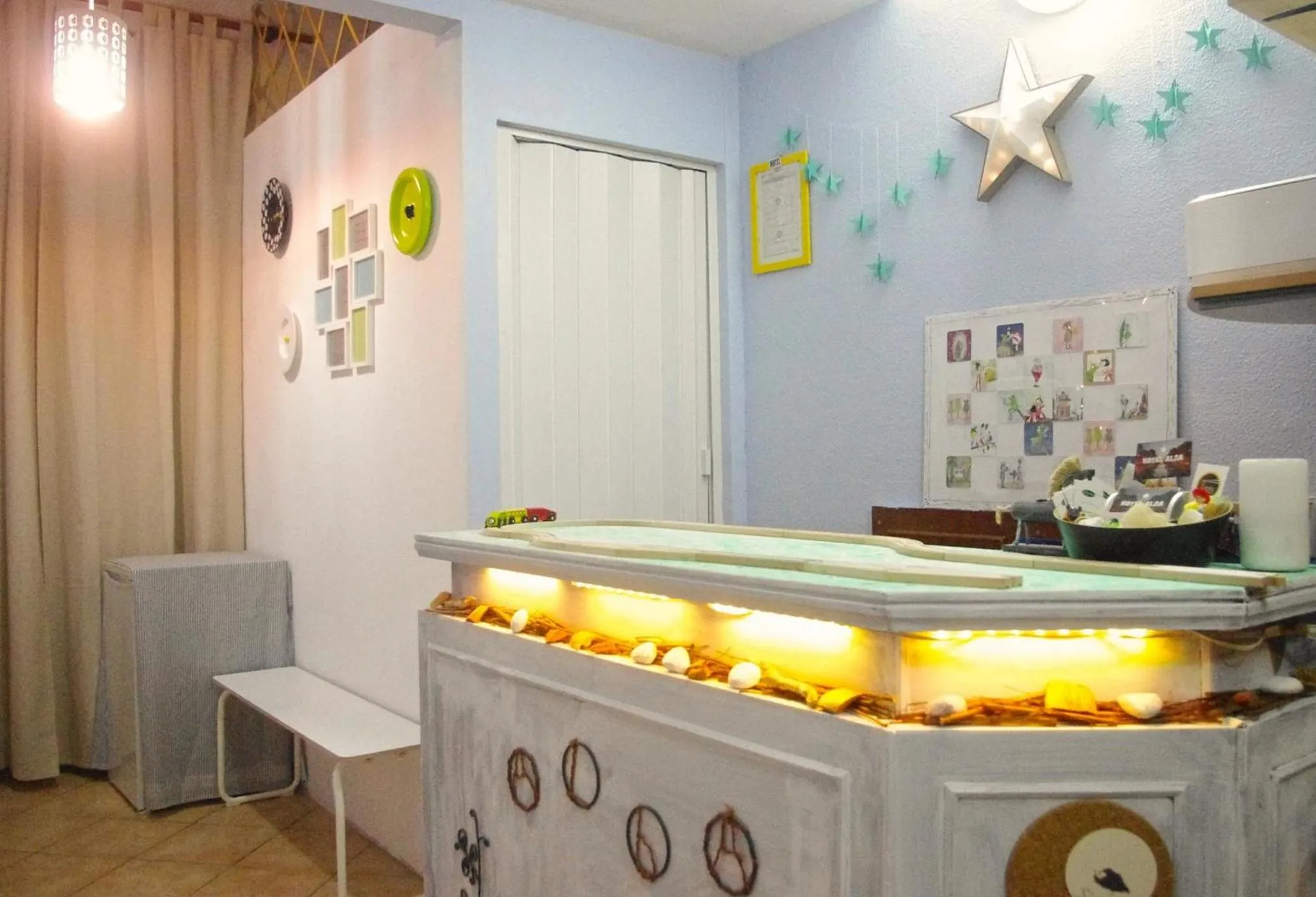 Decorative detail in Hotel Alba