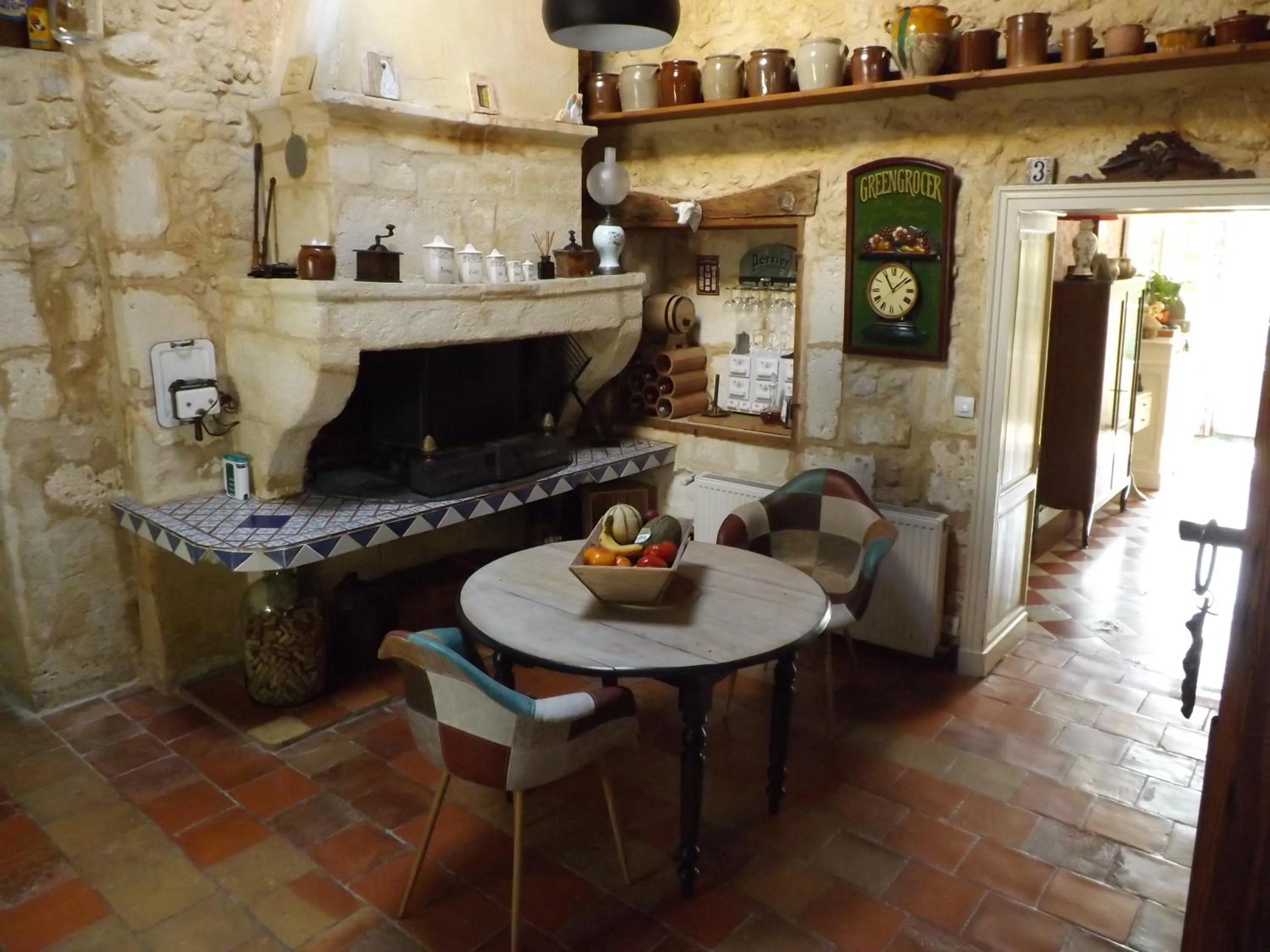 Dining area in La Girondine
