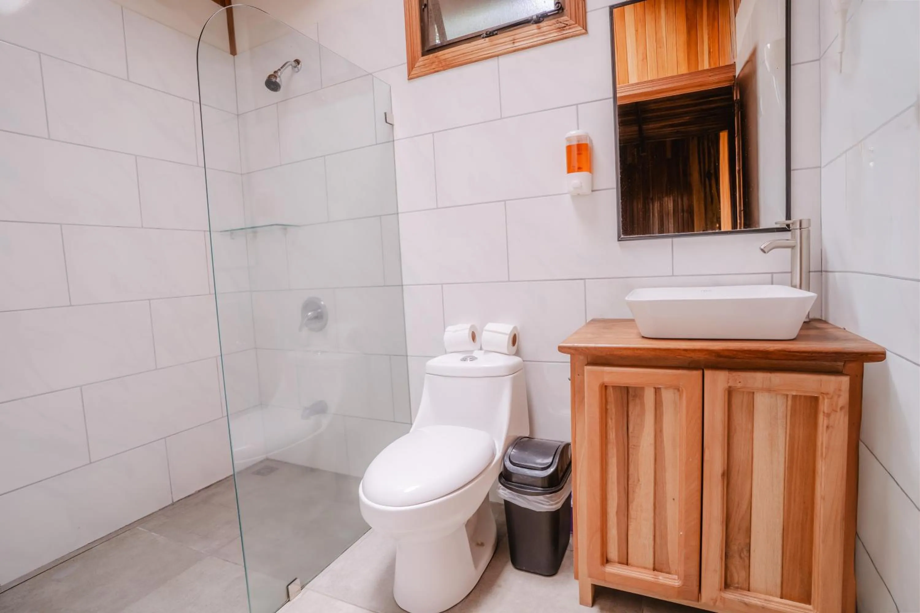 Bathroom in Cabañas La Pradera