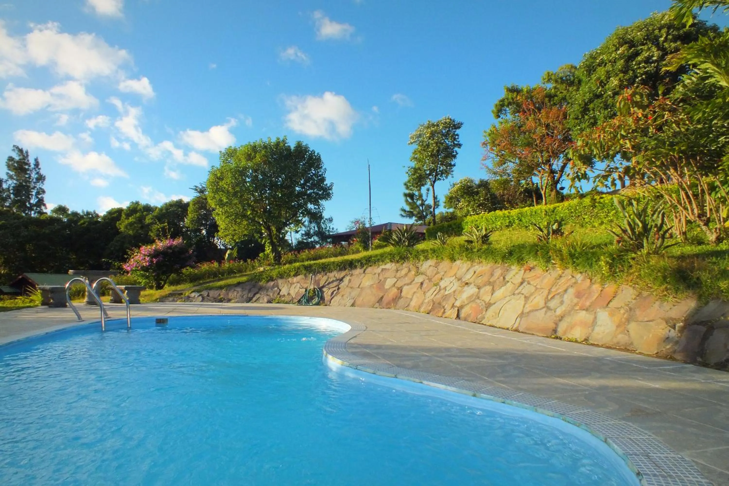 Swimming pool in Cabañas La Pradera