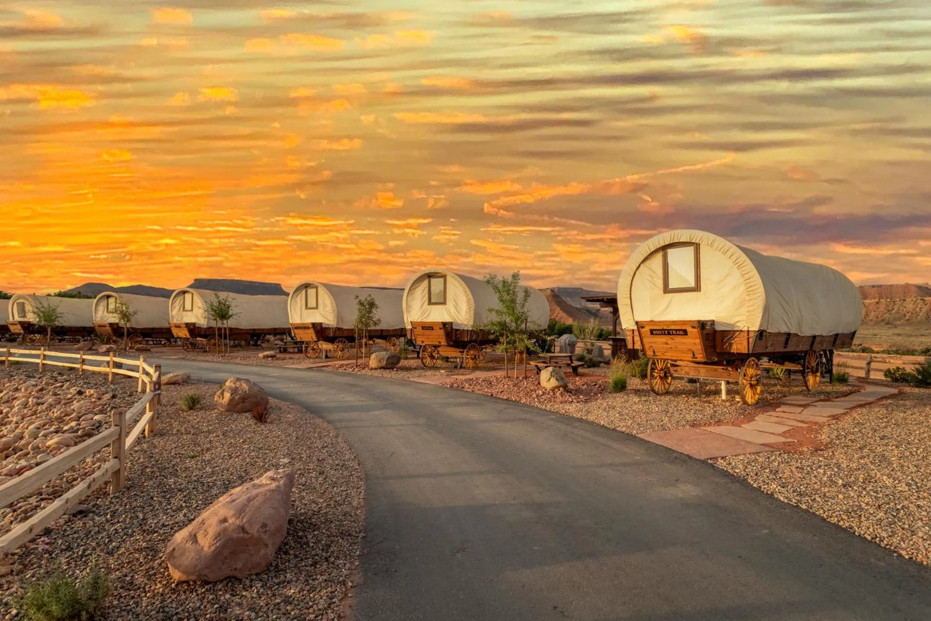 Property building in Zion White Bison Glamping & RV Resort