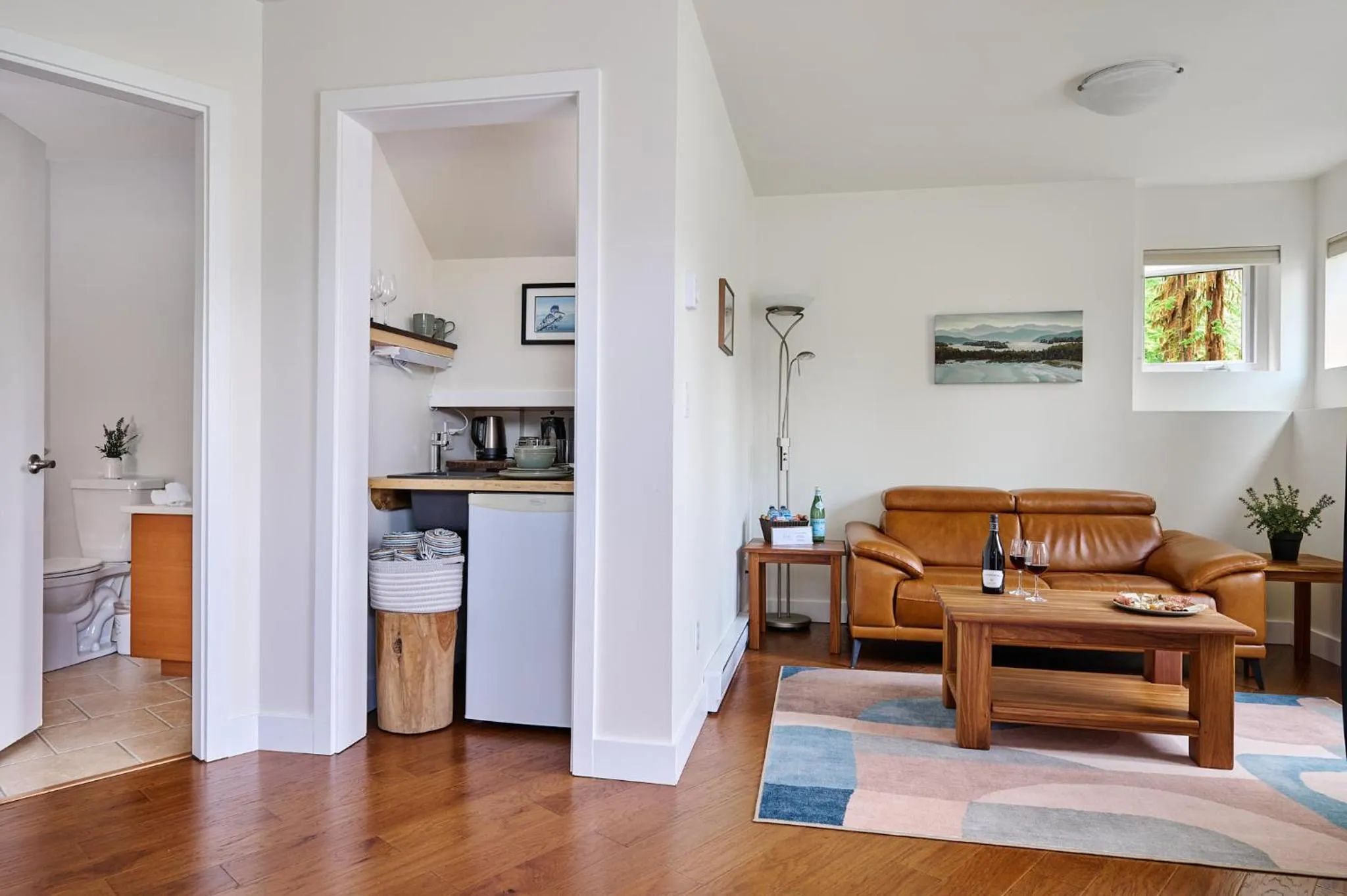 Living room in Liahona Guest House
