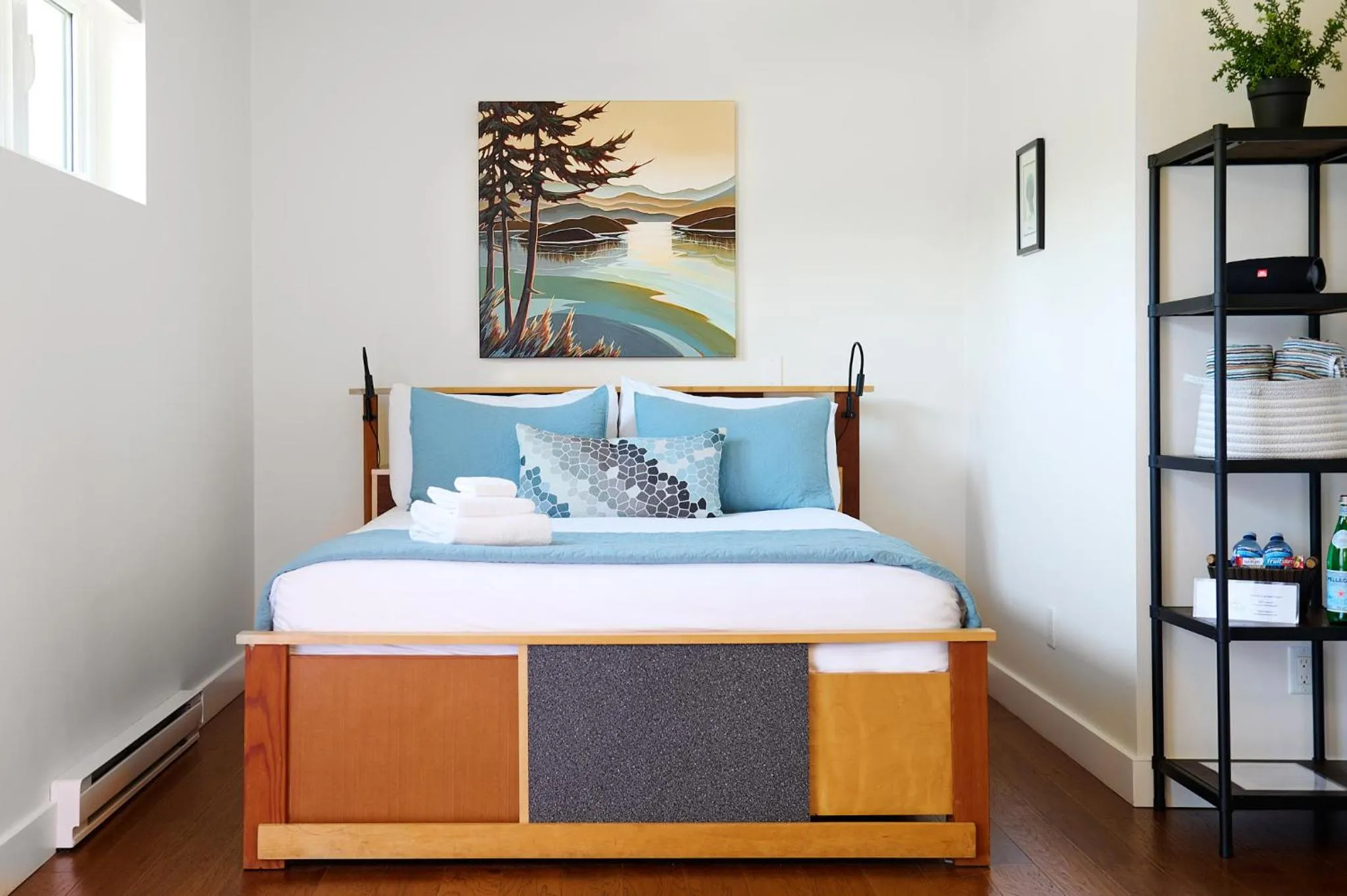 Bed in Liahona Guest House