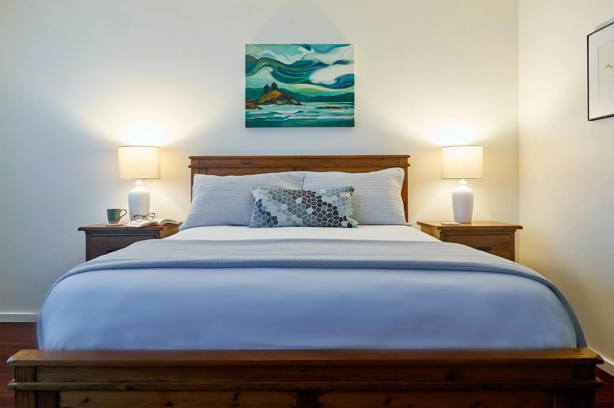 Bed in Liahona Guest House