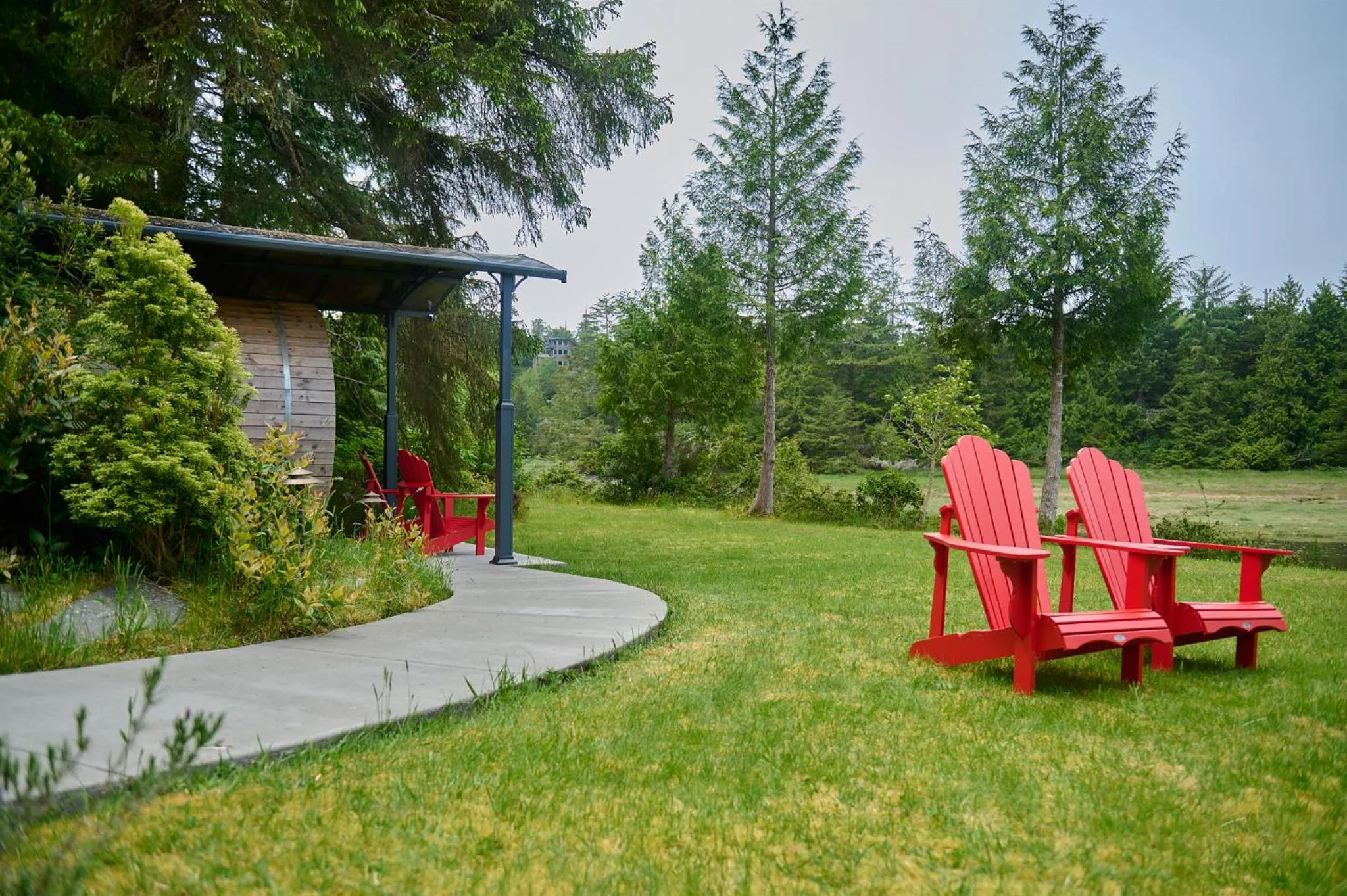 Garden in Liahona Guest House