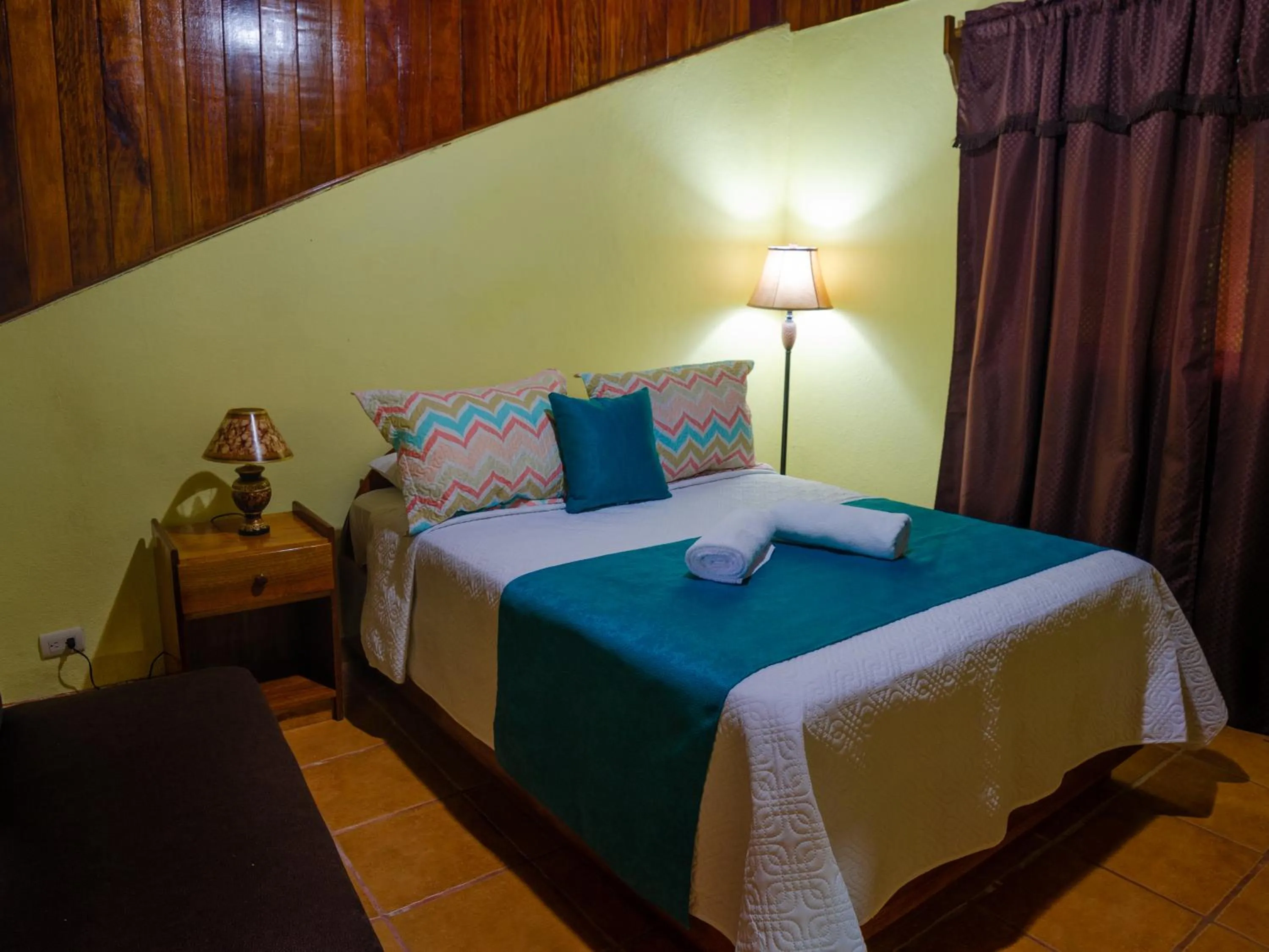 Bed in Catarata Eco Lodge