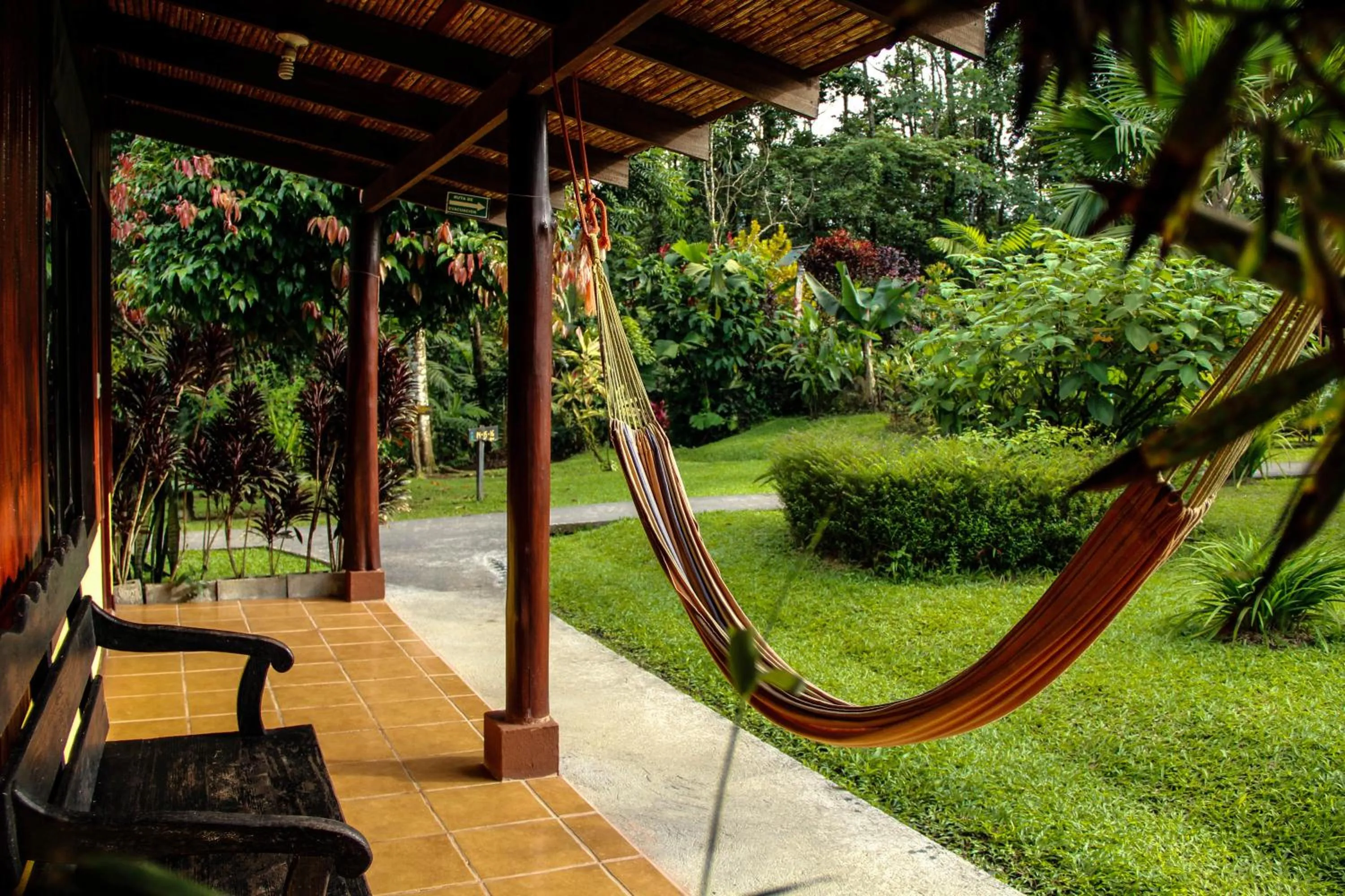 Balcony/Terrace in Catarata Eco Lodge