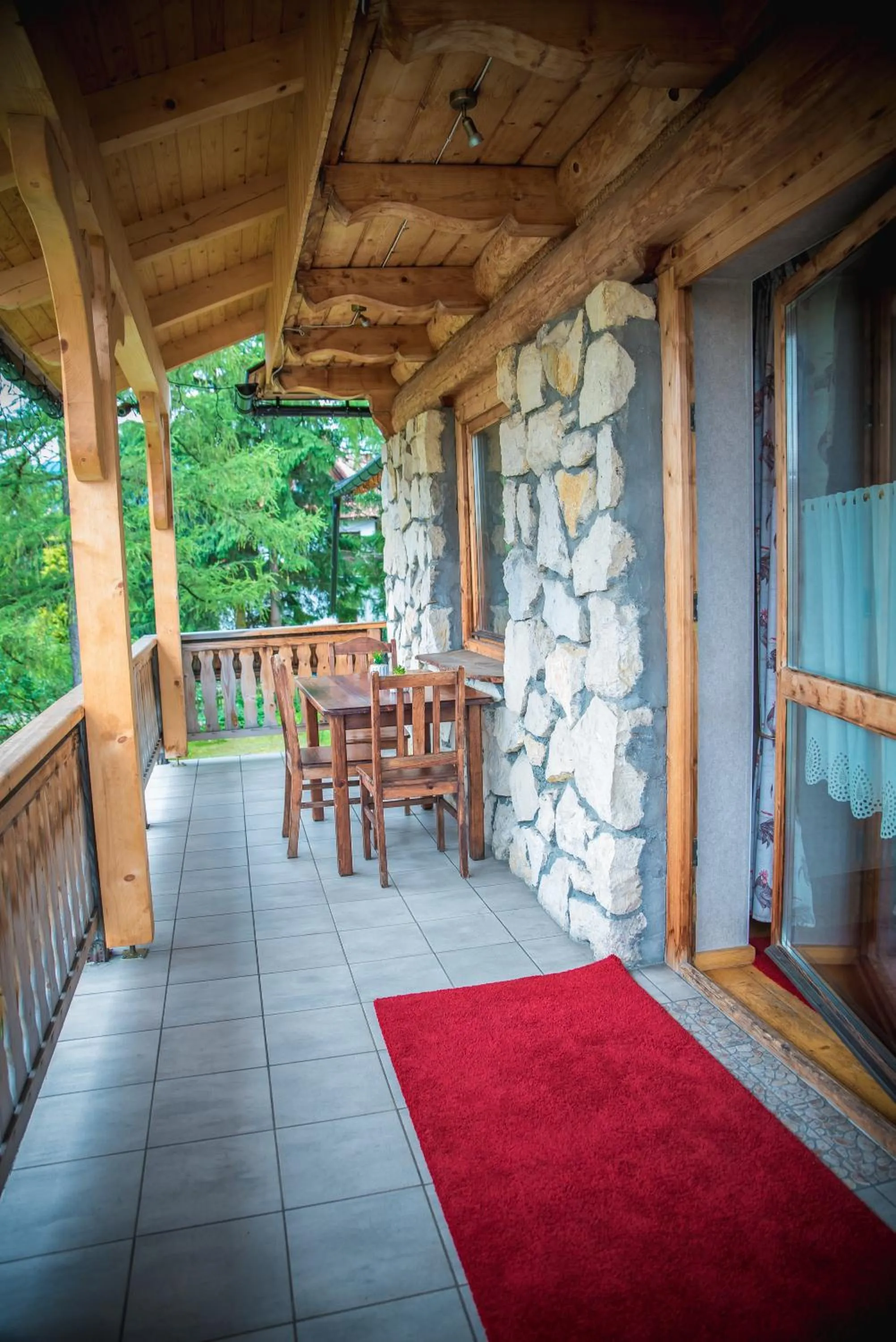 Balcony/Terrace in Rezydencja Sąsiadów Zakopanego