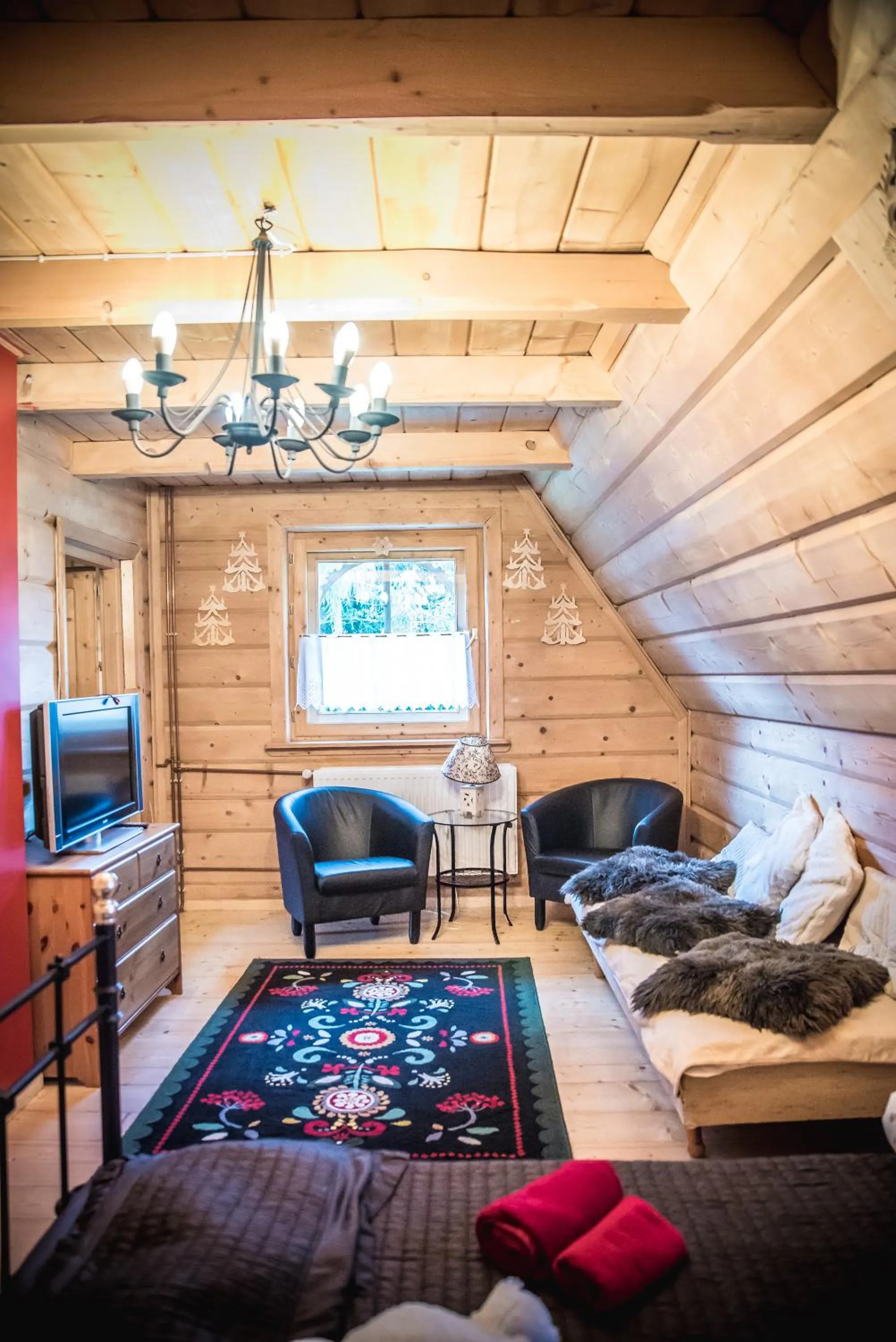 Living room in Rezydencja Sąsiadów Zakopanego