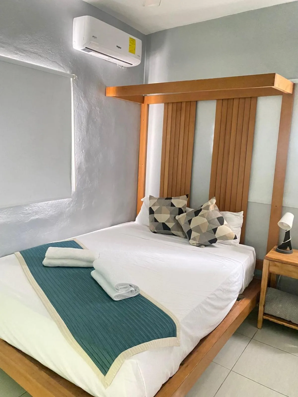 Bed in Apartamentos Melya cerca de la Playa Caleta