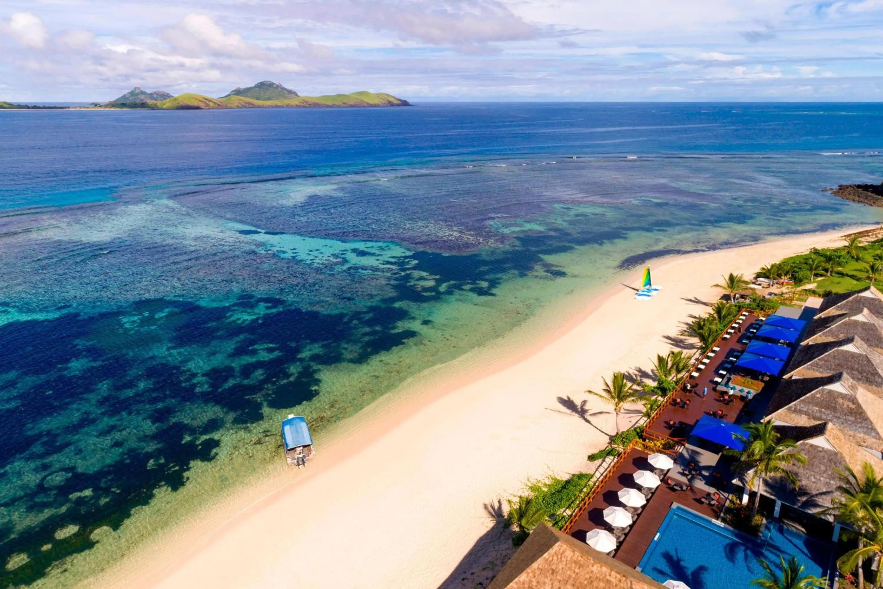 Beach in Sheraton Resort & Spa, Tokoriki Island, Fiji