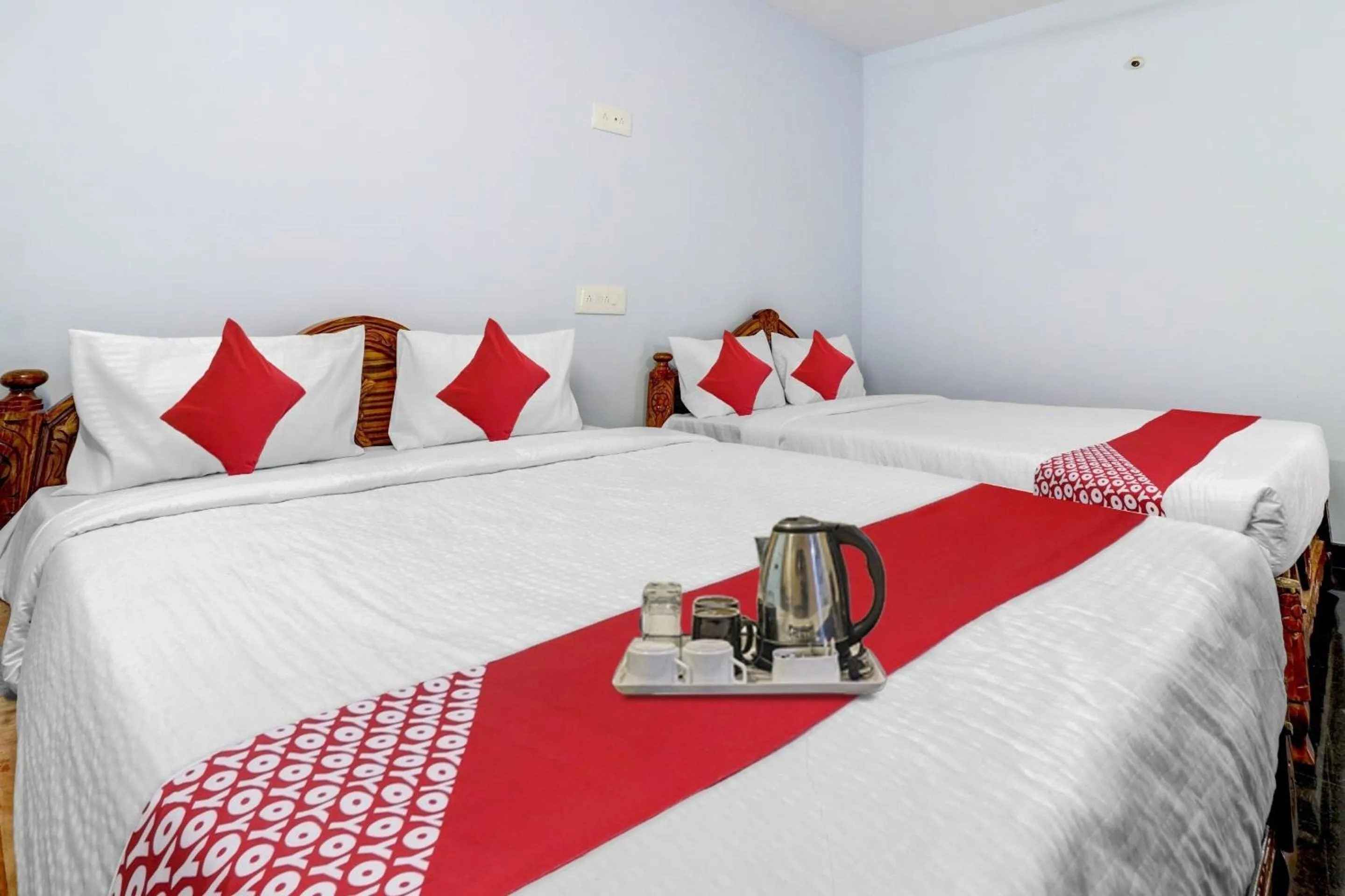 Bedroom in Hotel O BS Residency