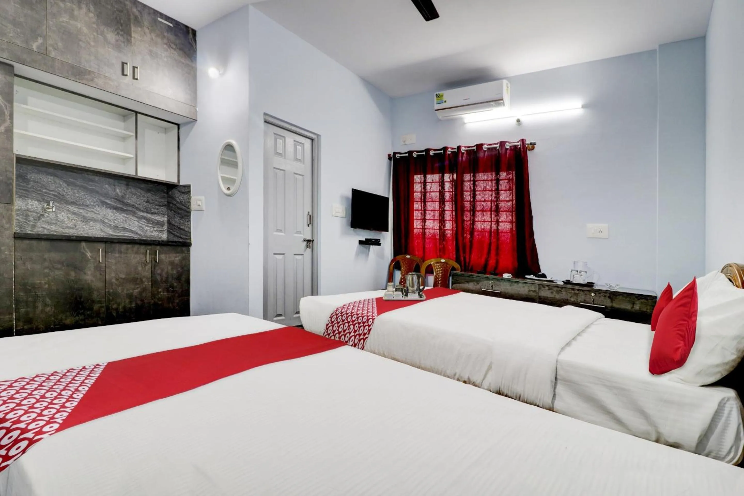 Bedroom in Hotel O BS Residency