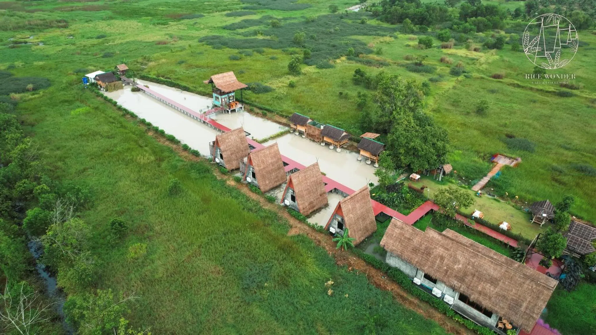 Bird's eye view in Rice Wonder Cafe & Eco Resort