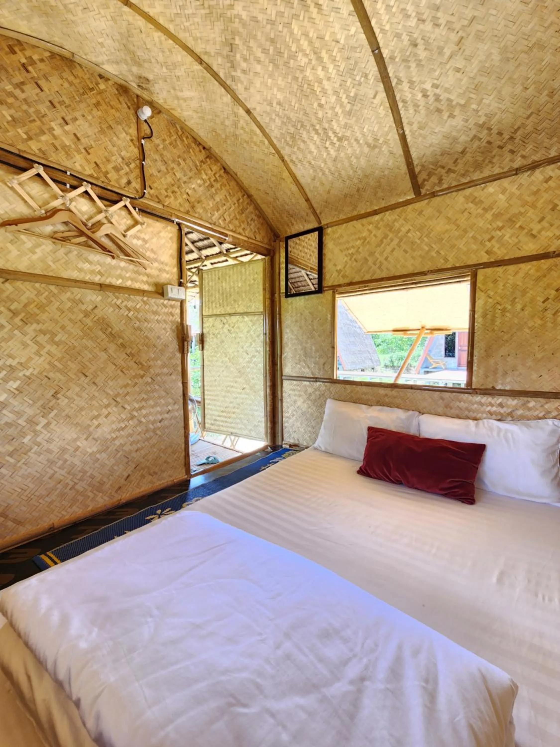 Bed in Rice Wonder Cafe & Eco Resort