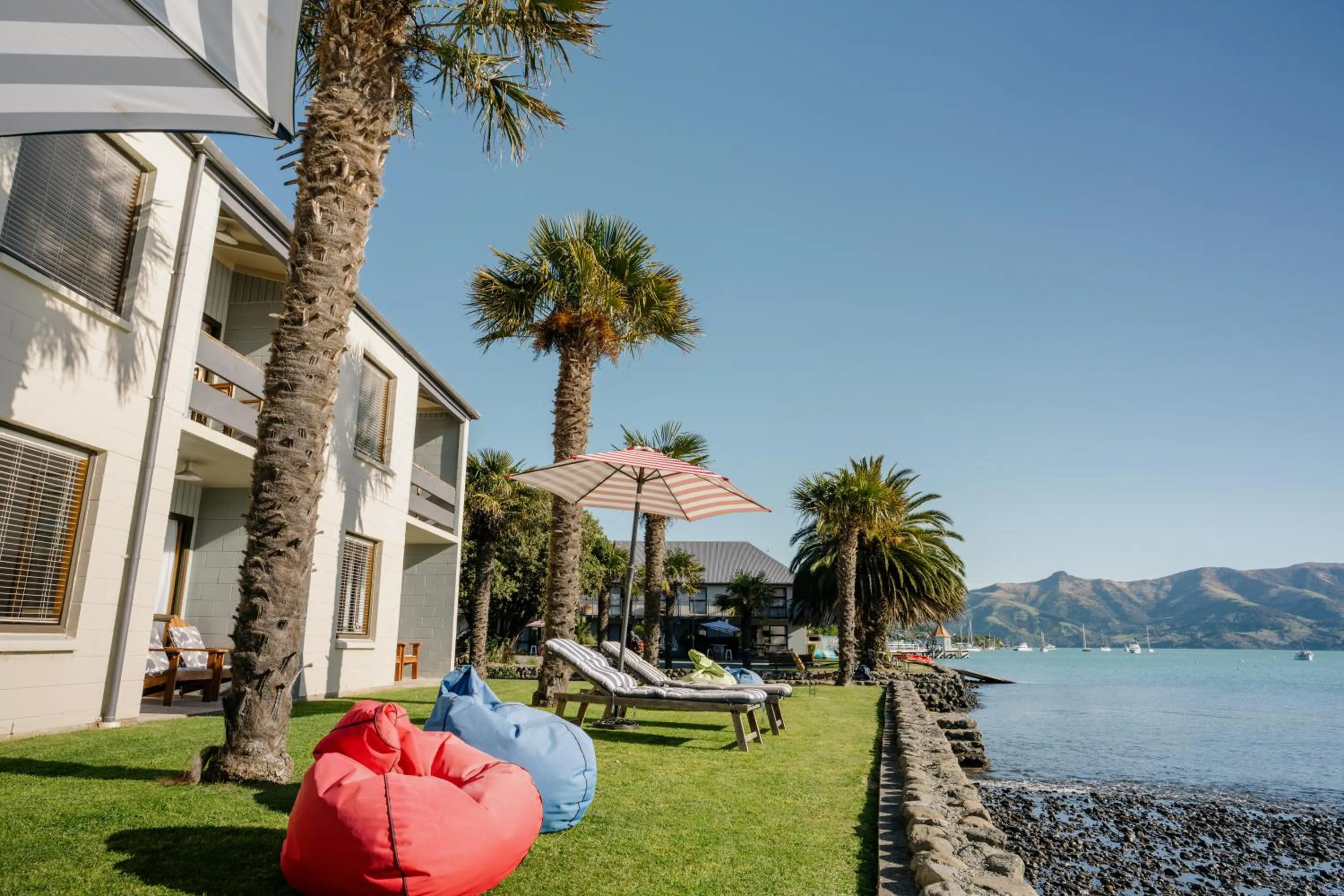Property building in Akaroa Waterfront Motels