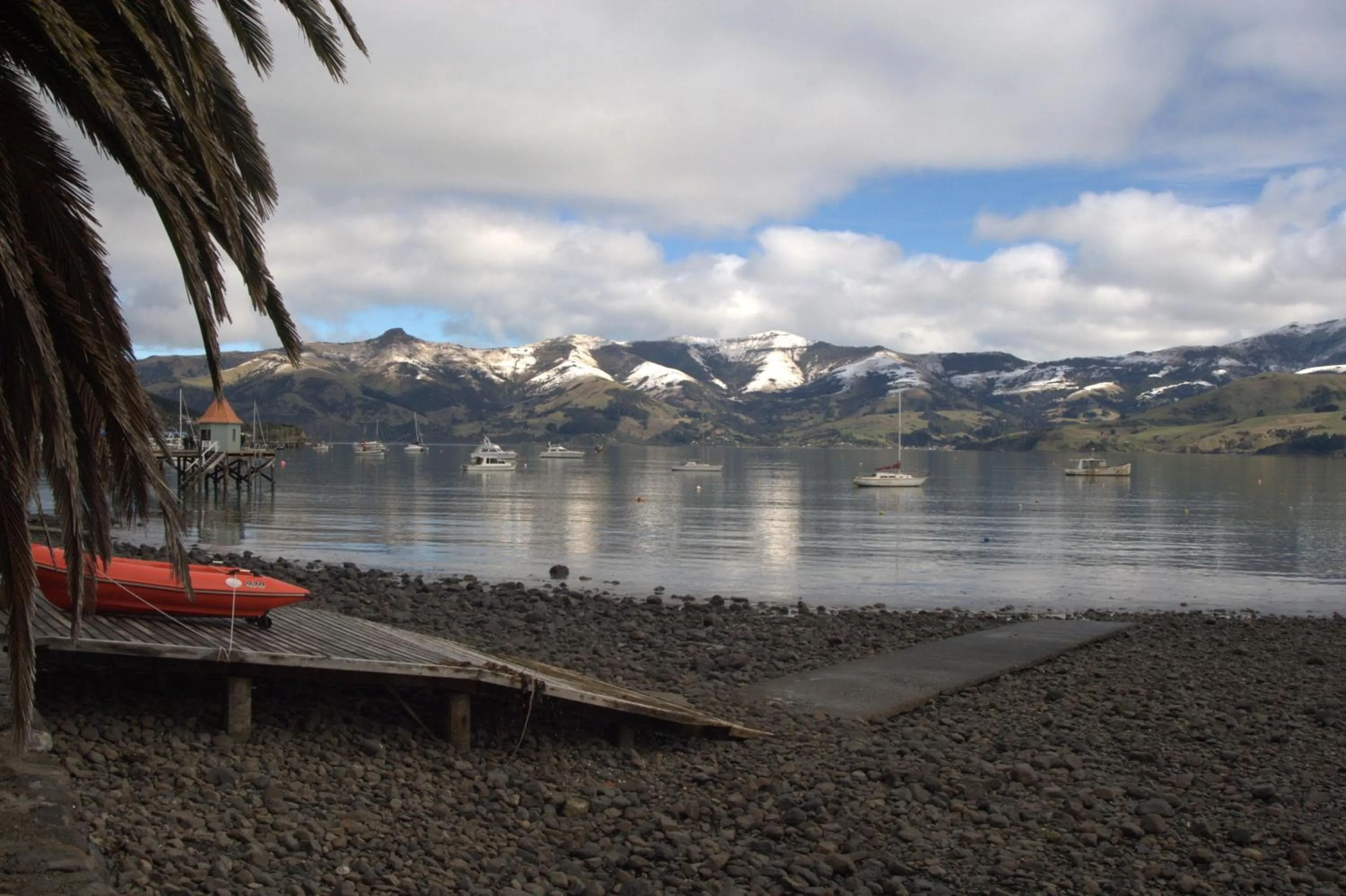Sea view in Akaroa Waterfront Motels