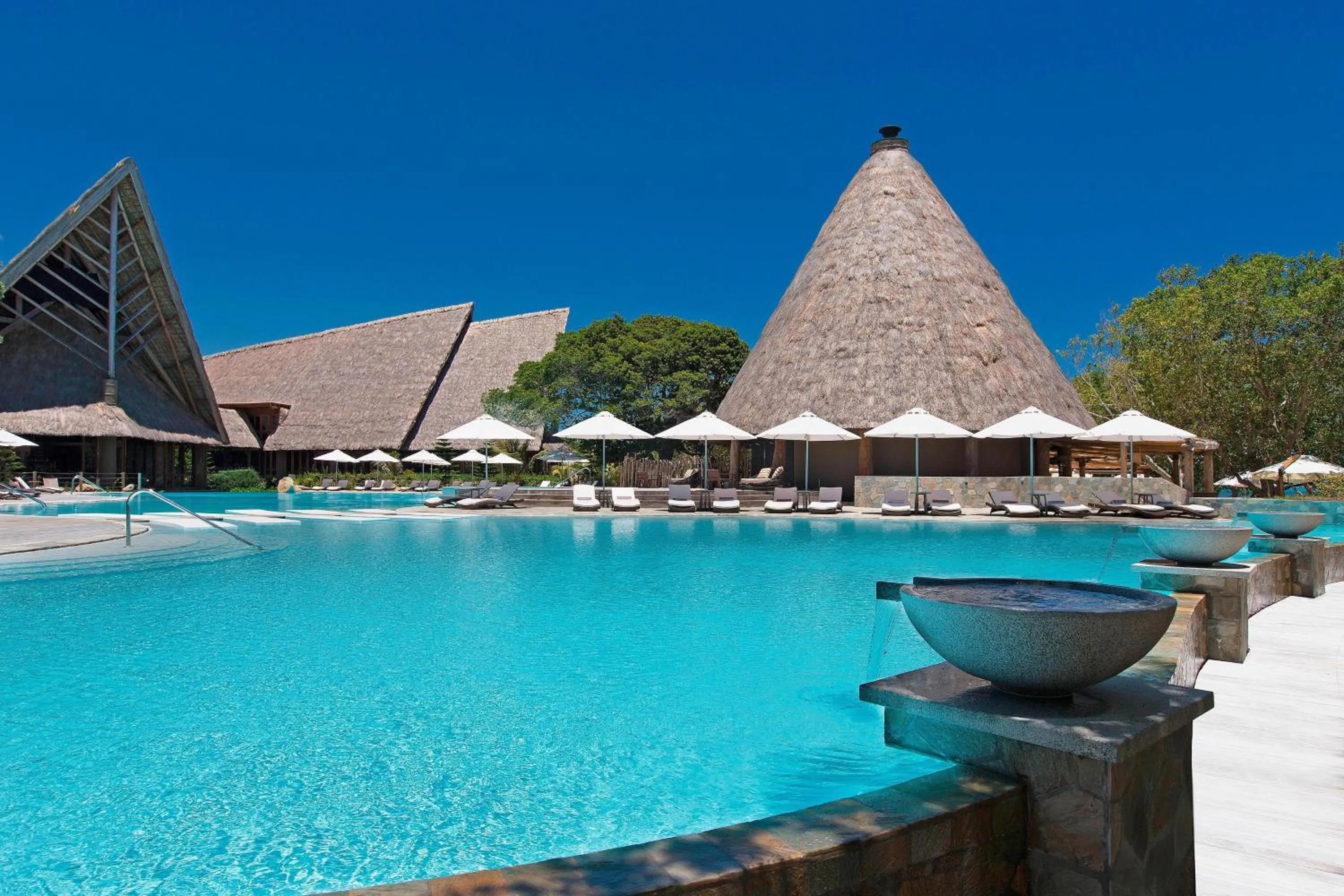 Swimming pool in Sheraton New Caledonia Deva Spa & Golf Resort