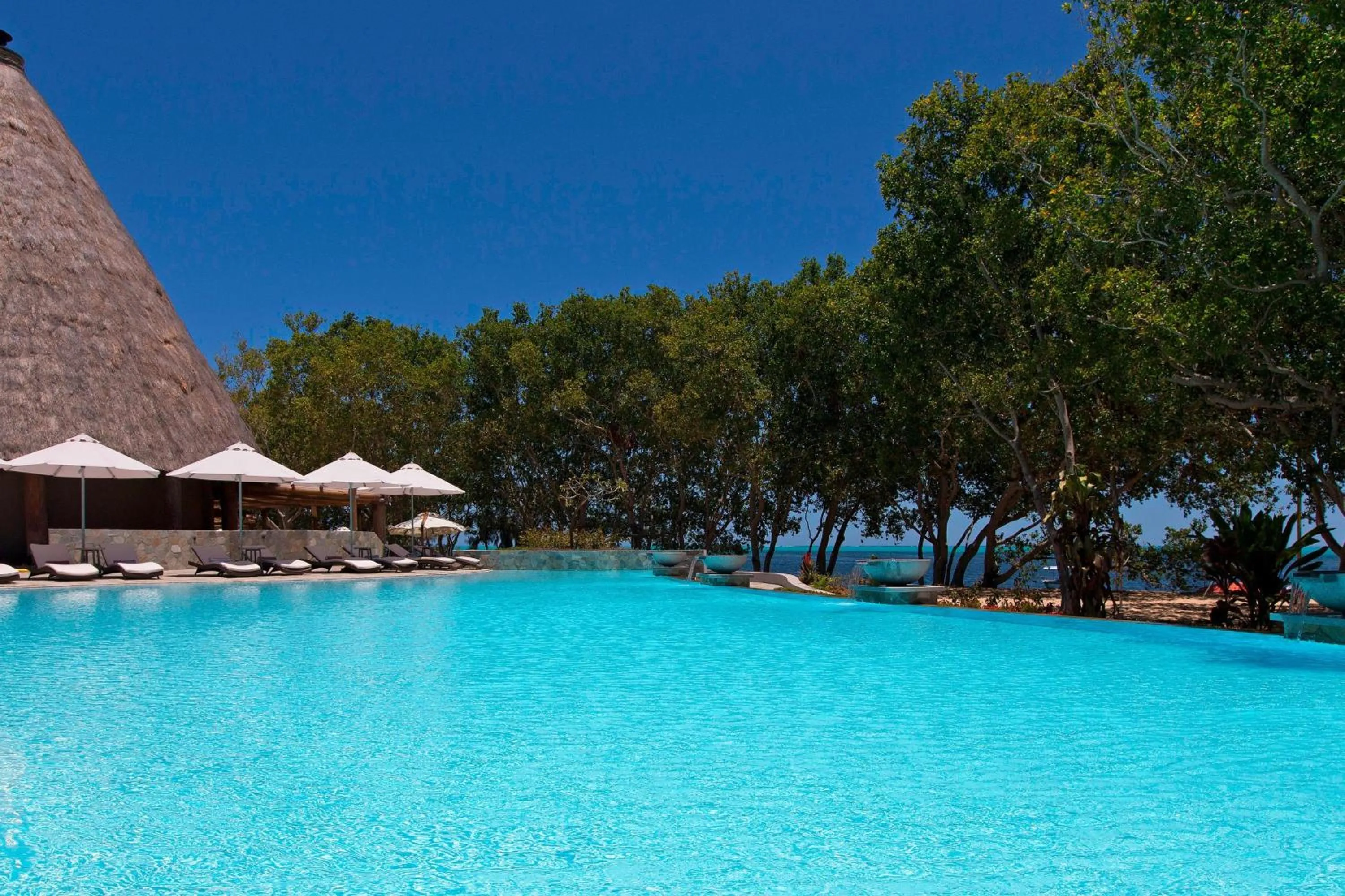 Swimming pool in Sheraton New Caledonia Deva Spa & Golf Resort