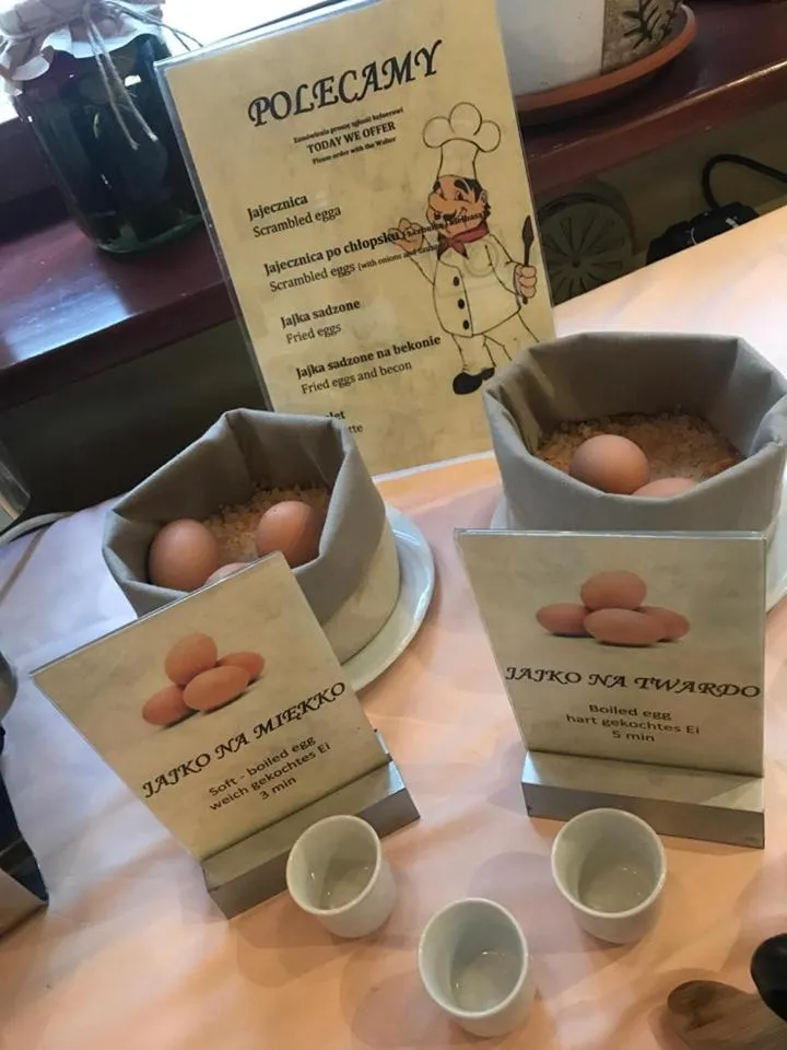 Breakfast in Hotel Restauracja Podzamcze