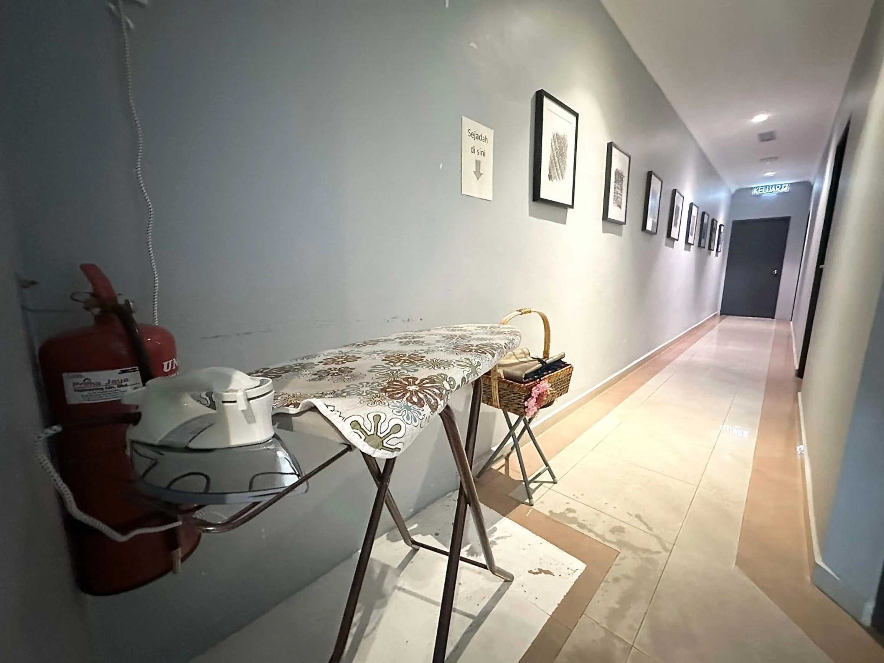 flat iron in # Hashtag Hotel - Self Check in