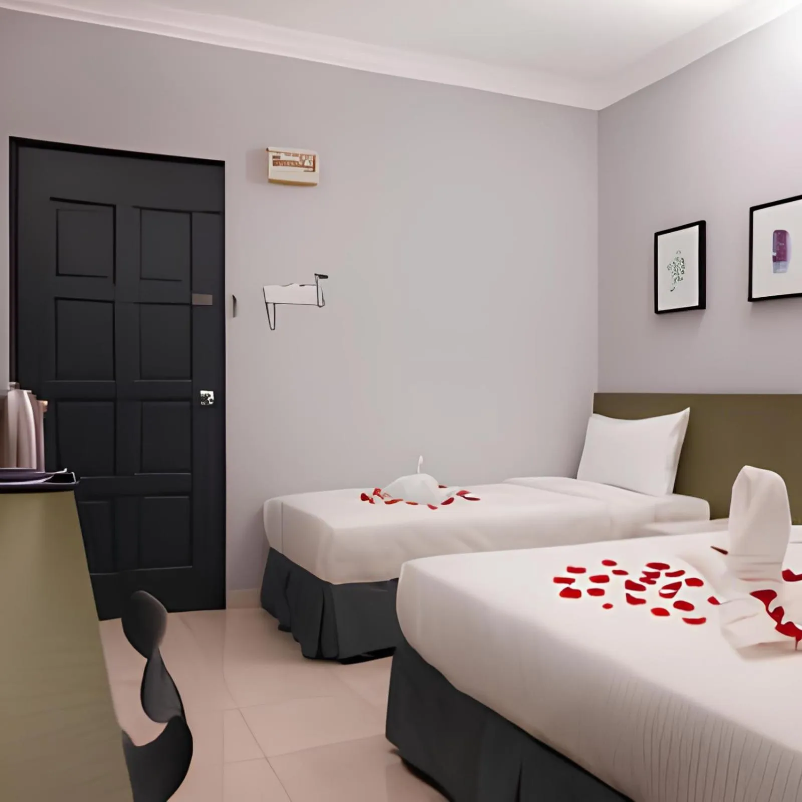 Bed in # Hashtag Hotel - Self Check in