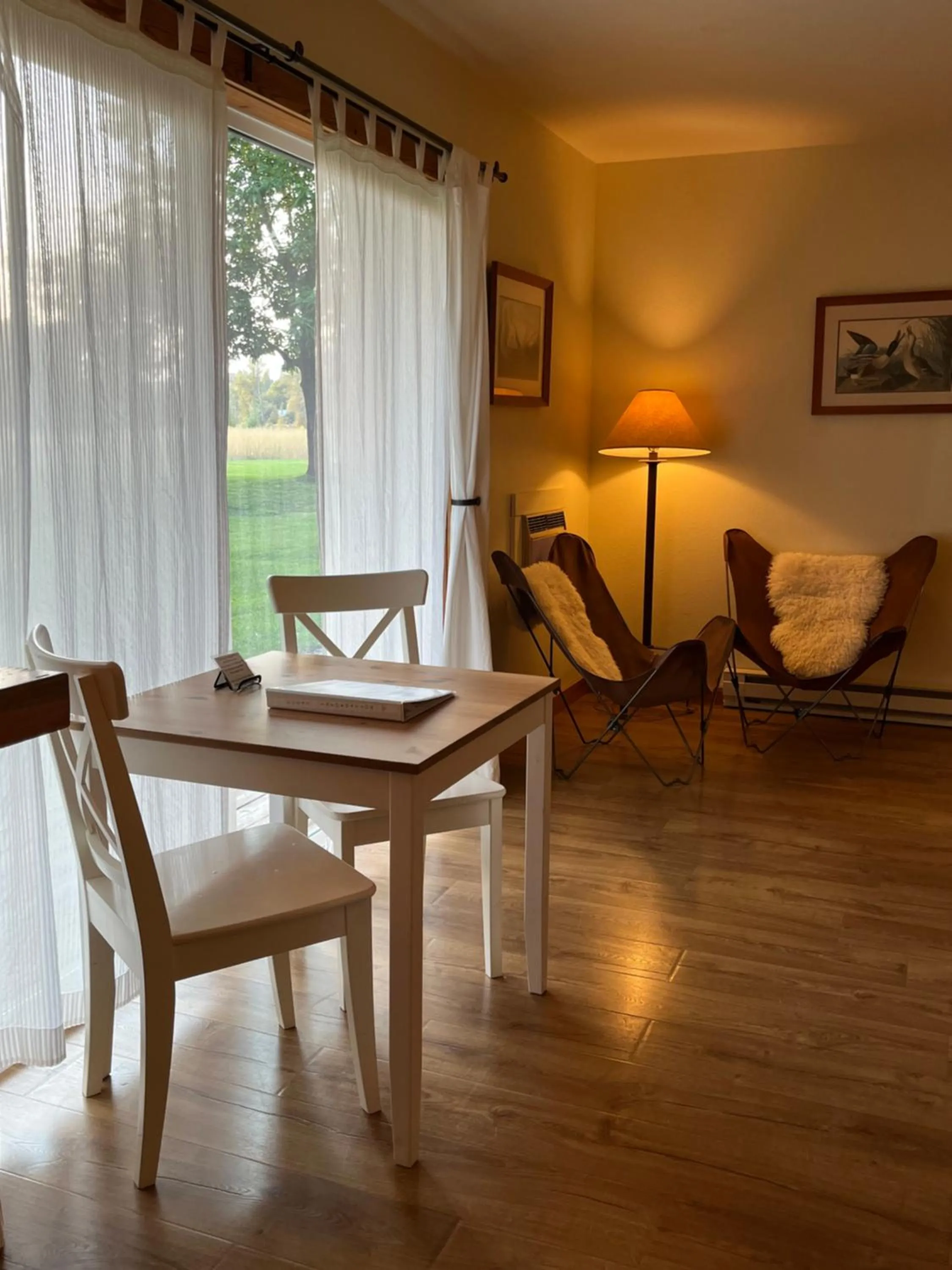 Seating area in River Run Inn