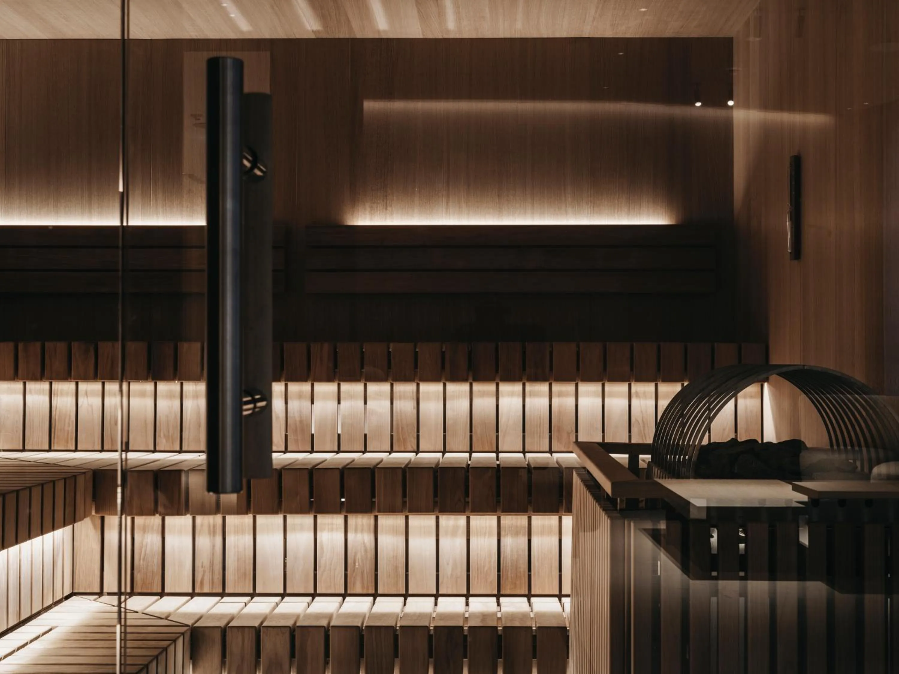 Sauna in Haven Mountain Retreat