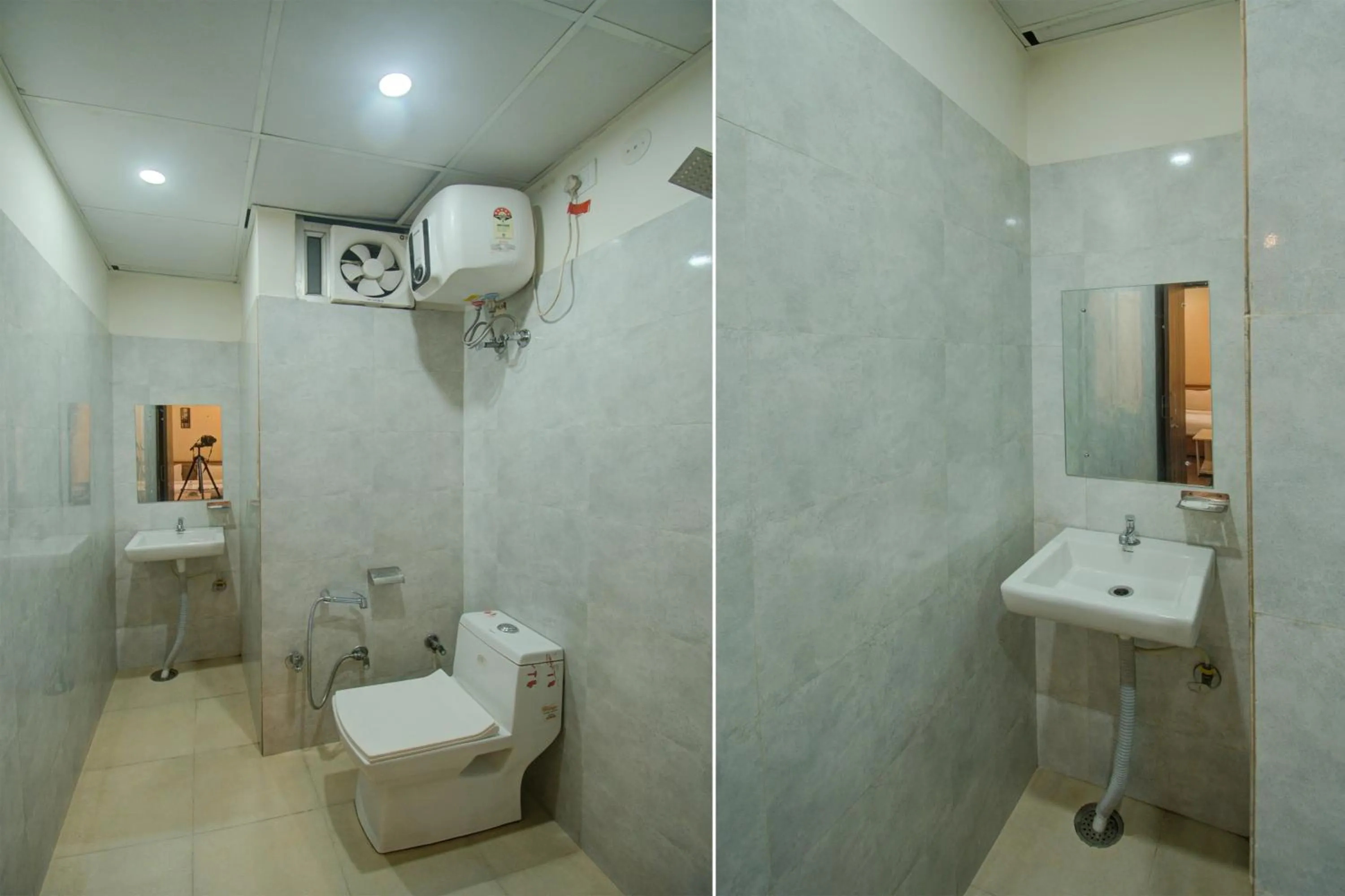 Shower in Hotel Bhagwati Palace