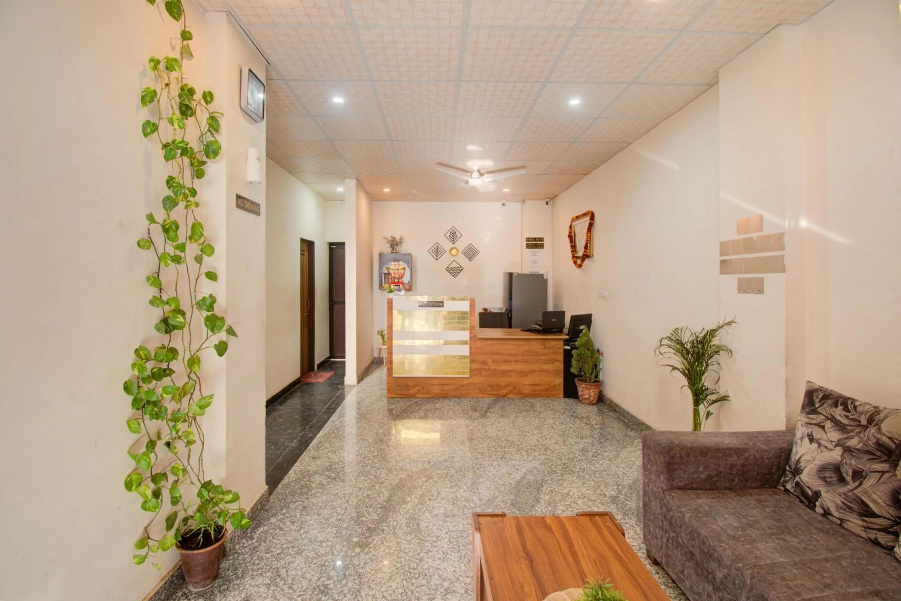 Lobby or reception in Hotel Bhagwati Palace