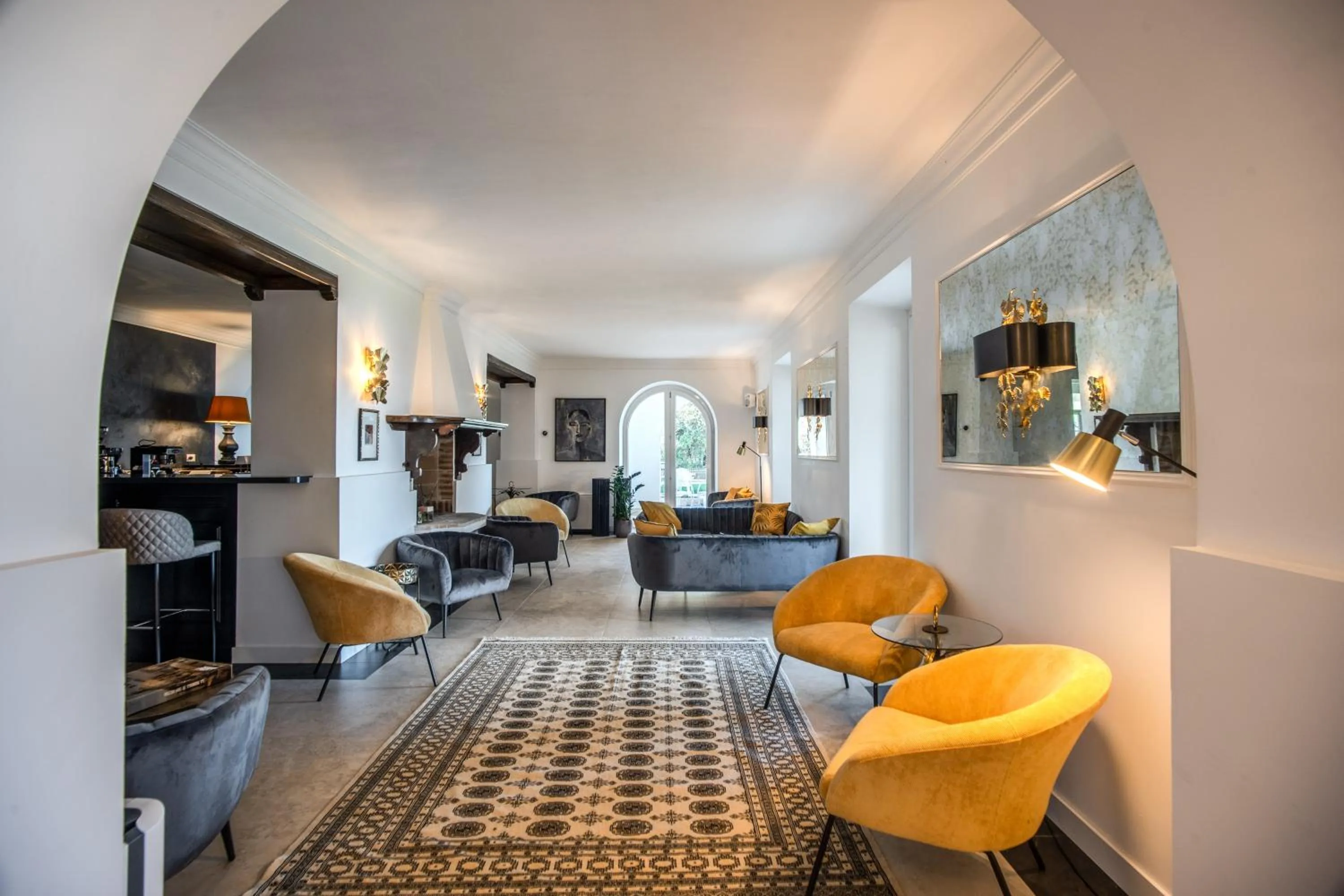 Living room in Vigna Caio Relais & Spa