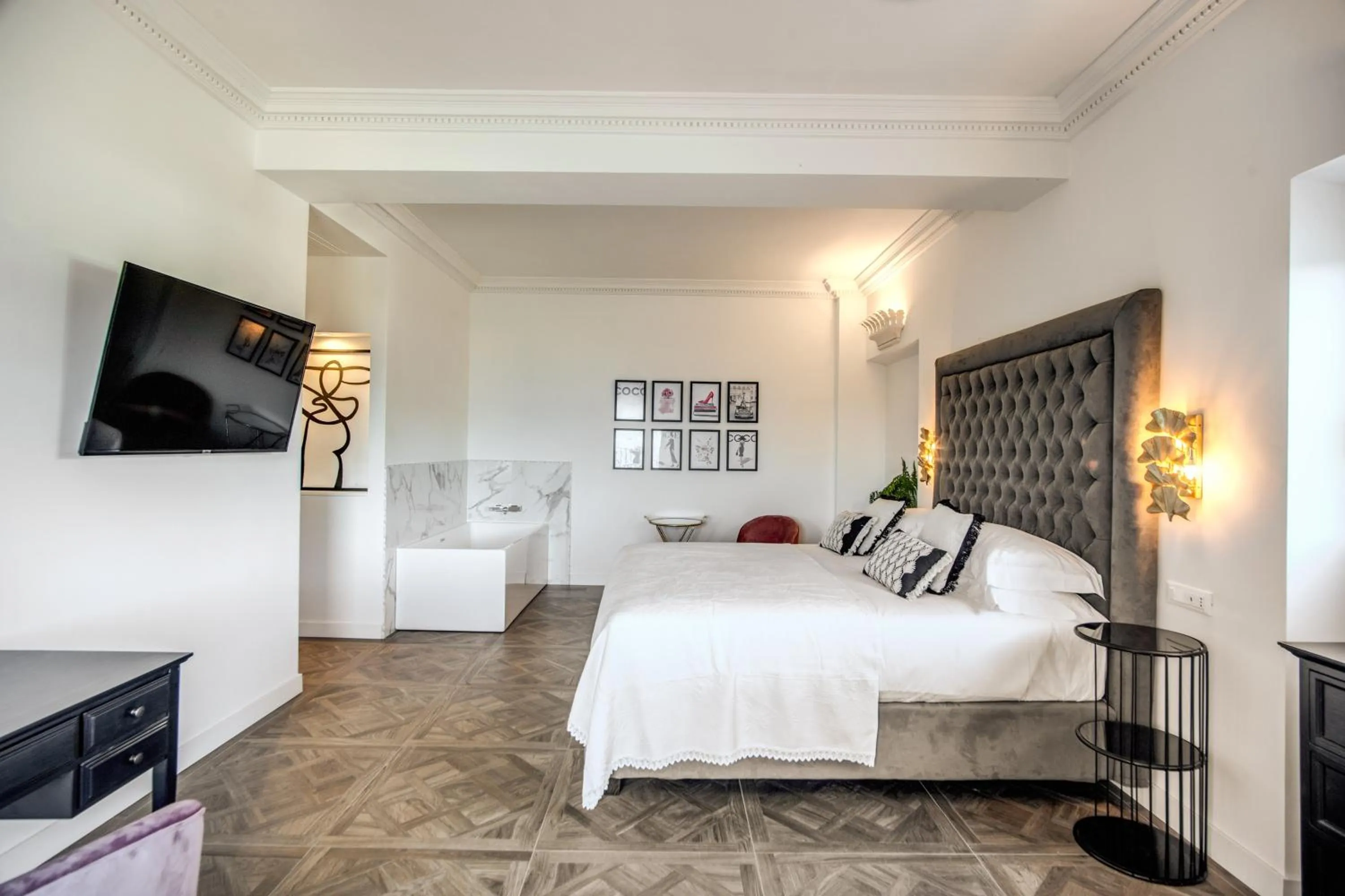 Bed in Vigna Caio Relais & Spa