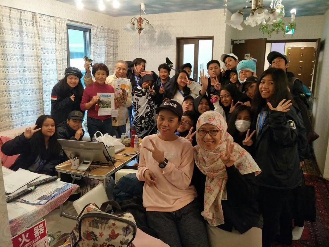 Communal lounge/ TV room in Tokyo Guest House 2020