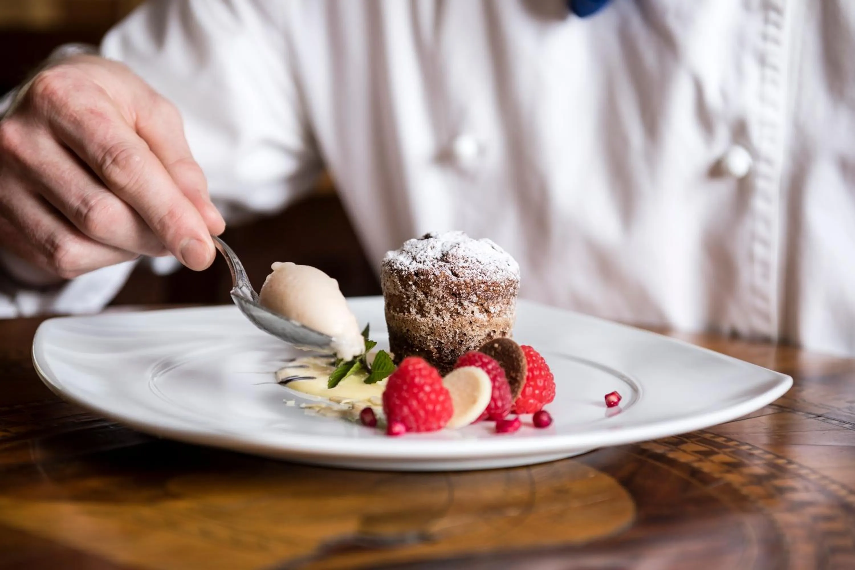 Food close-up in Hotel Grüner Baum