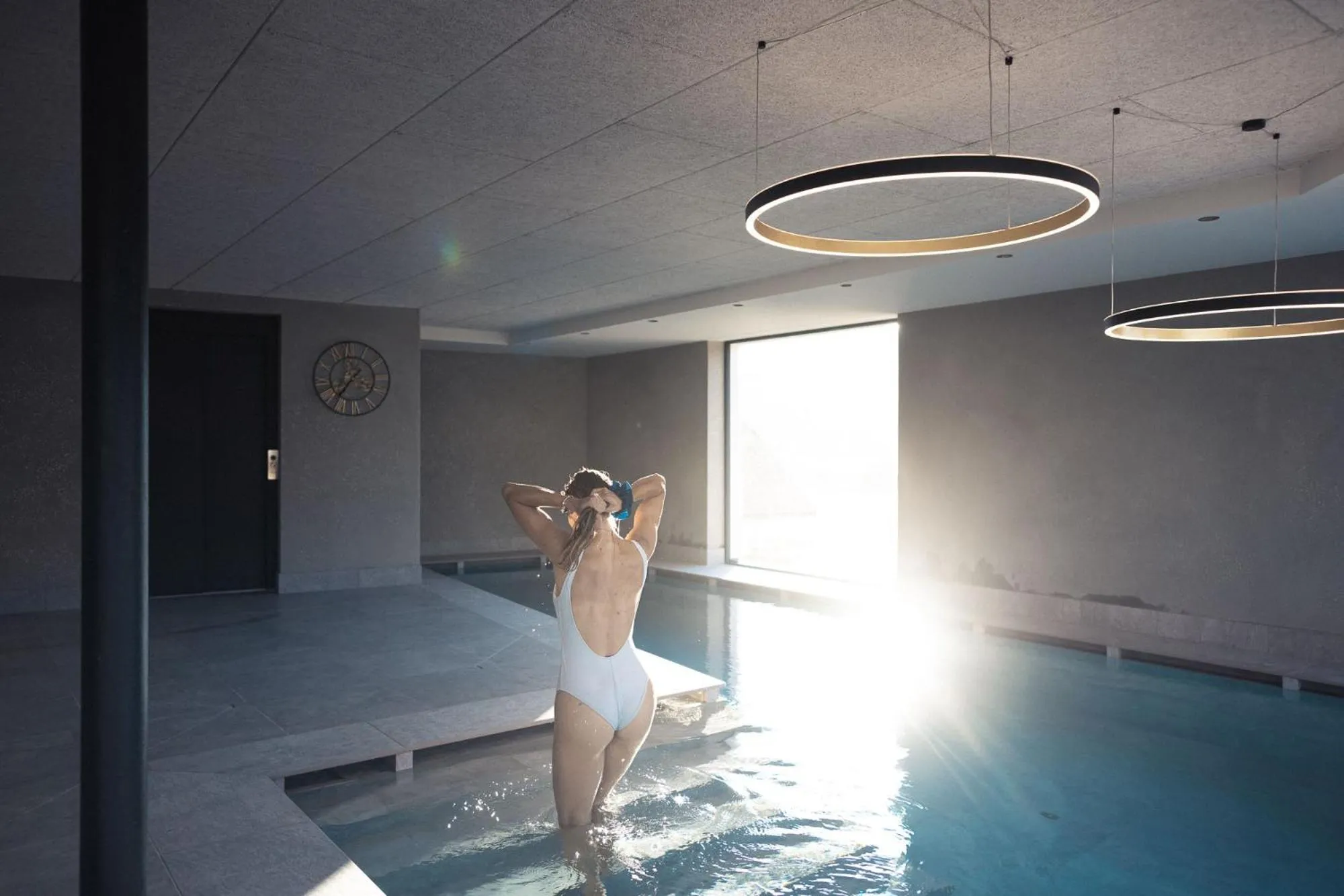 Swimming pool in Alpinhotel Keil