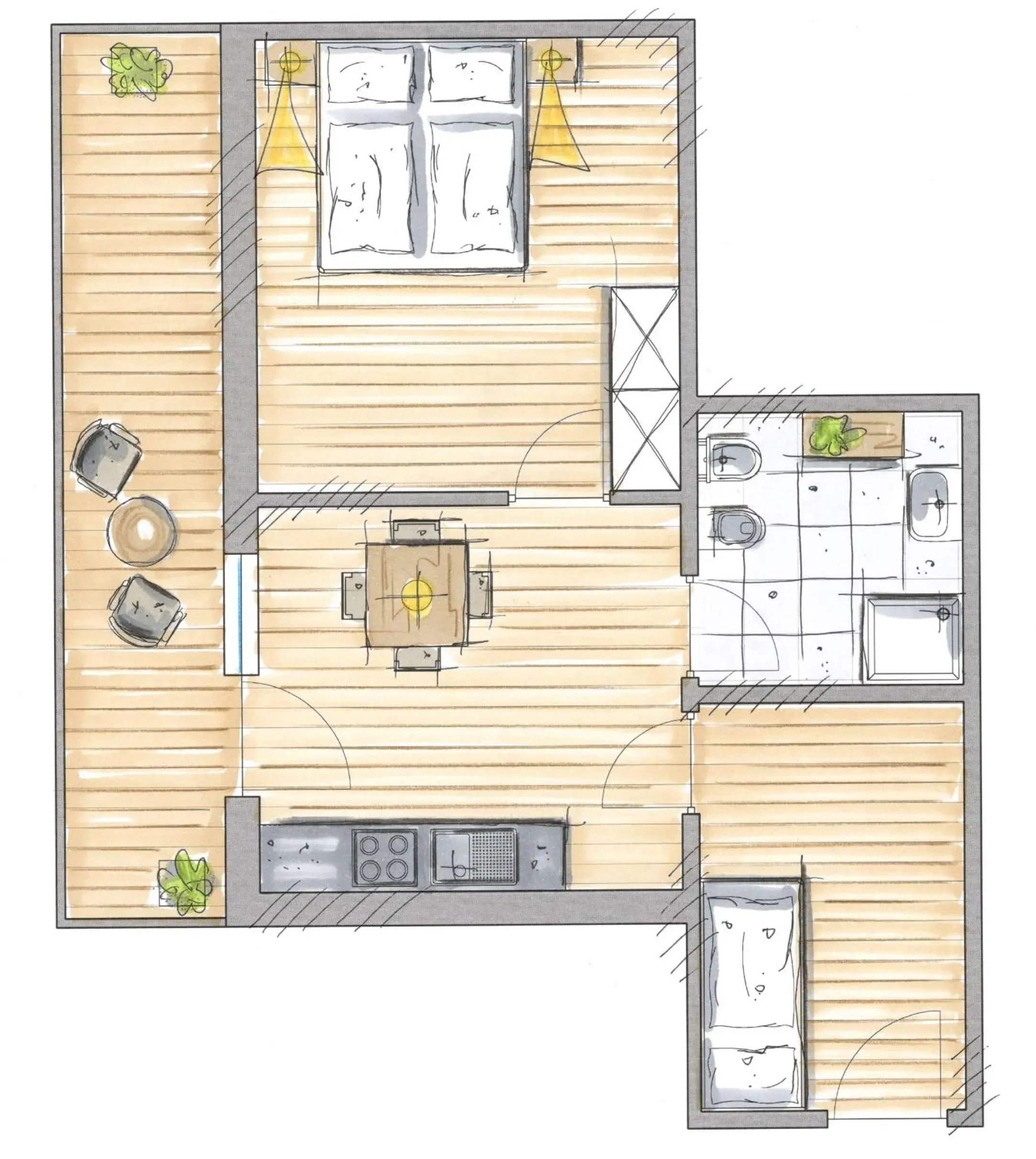 Superior Family Room with Balcony - Annex in Alpinhotel Keil Superior Family Room with Balcony - Annex in Alpinhotel Keil