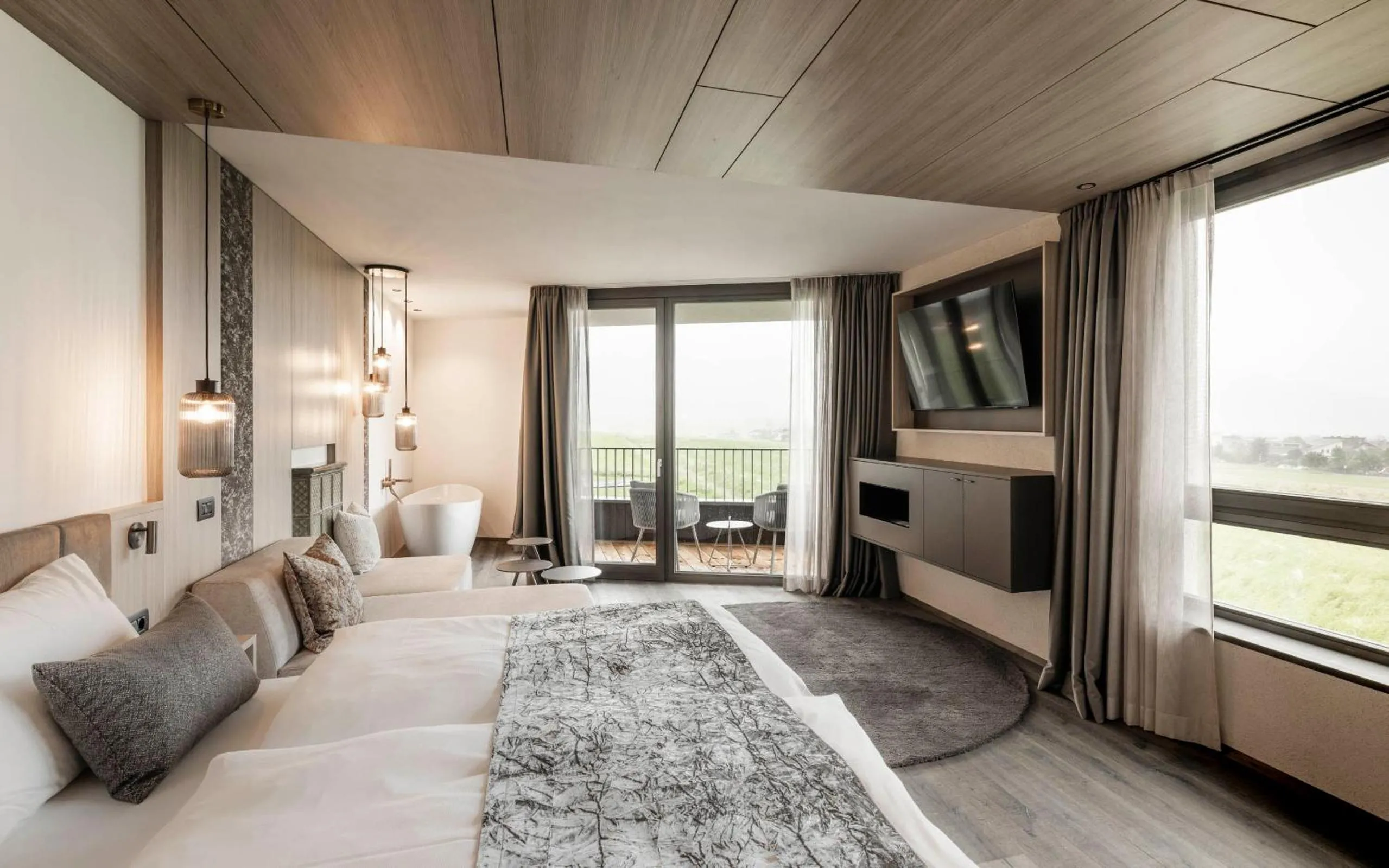 Living room in Alpinhotel Keil