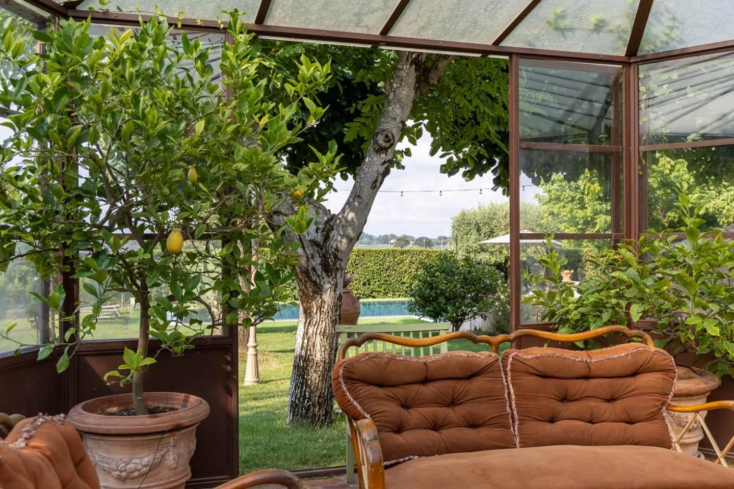 Garden in B&B Ninfeo dell' Arancera