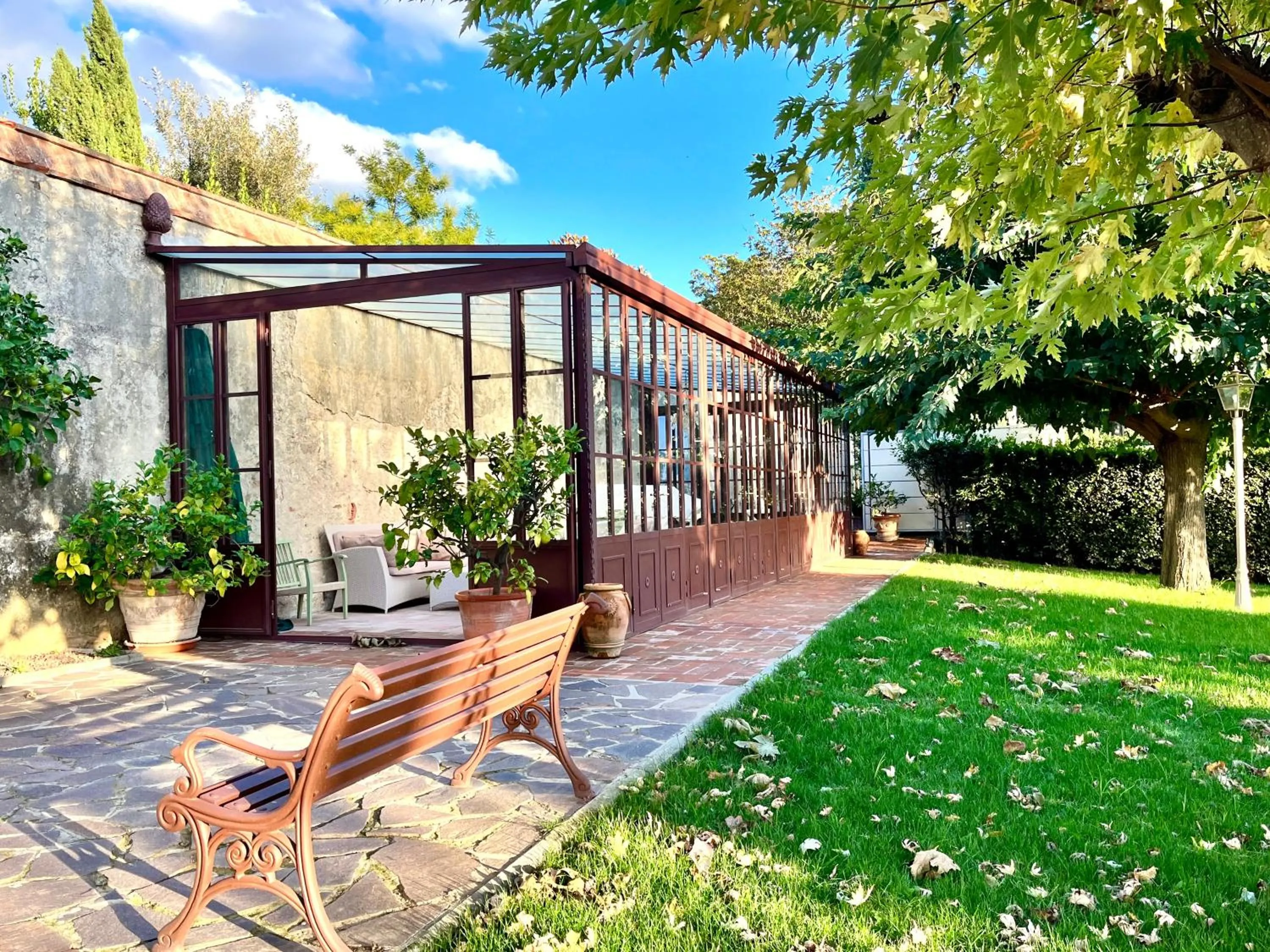 Garden in B&B Ninfeo dell' Arancera