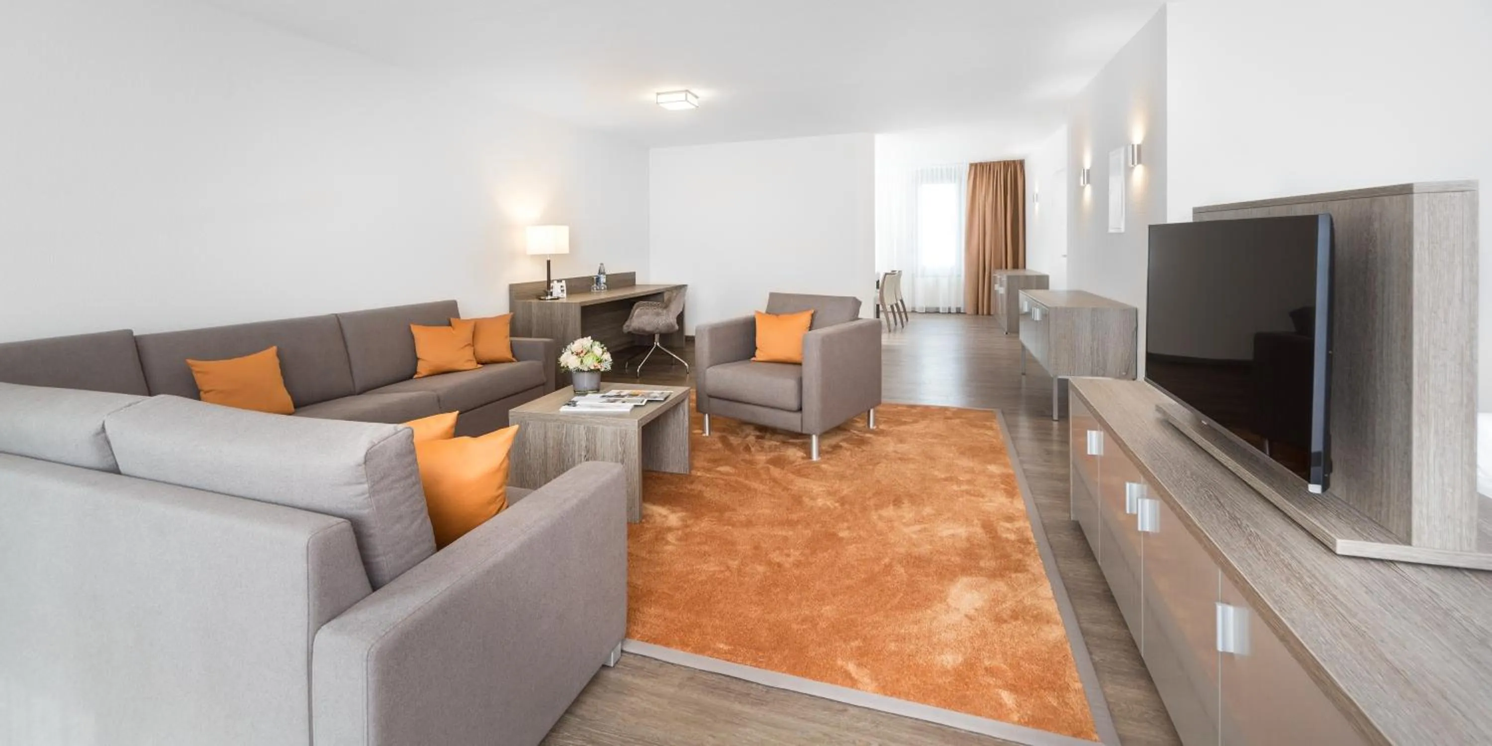 Living room in HerzogsPark Apartments mit oder ohne Küche