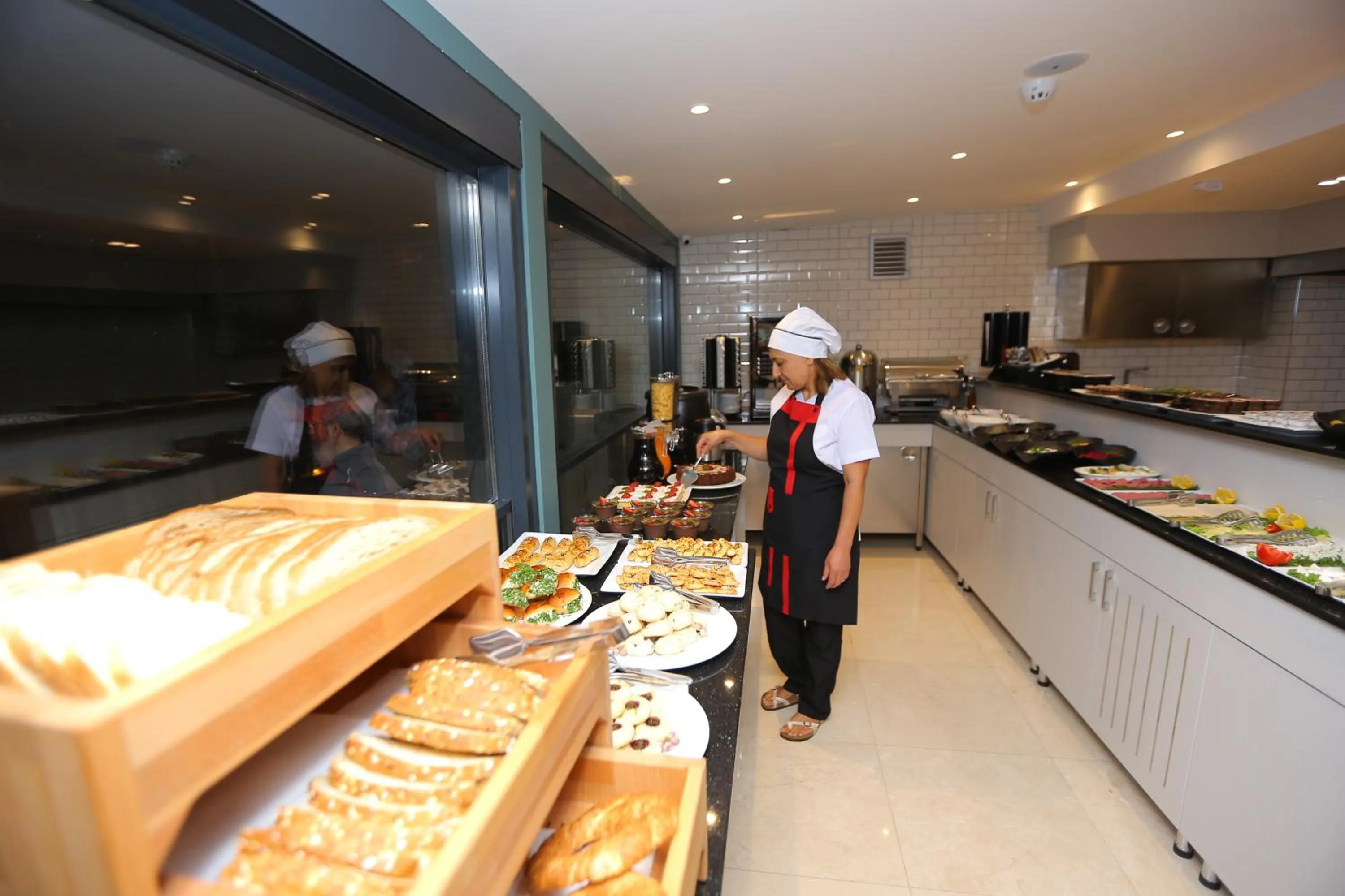 Buffet breakfast in HaciBayramHotel