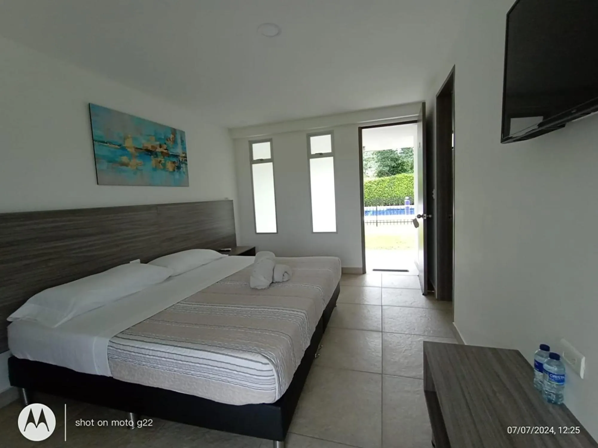 TV and multimedia, Bed in Hotel Palo Grande CF Pereira