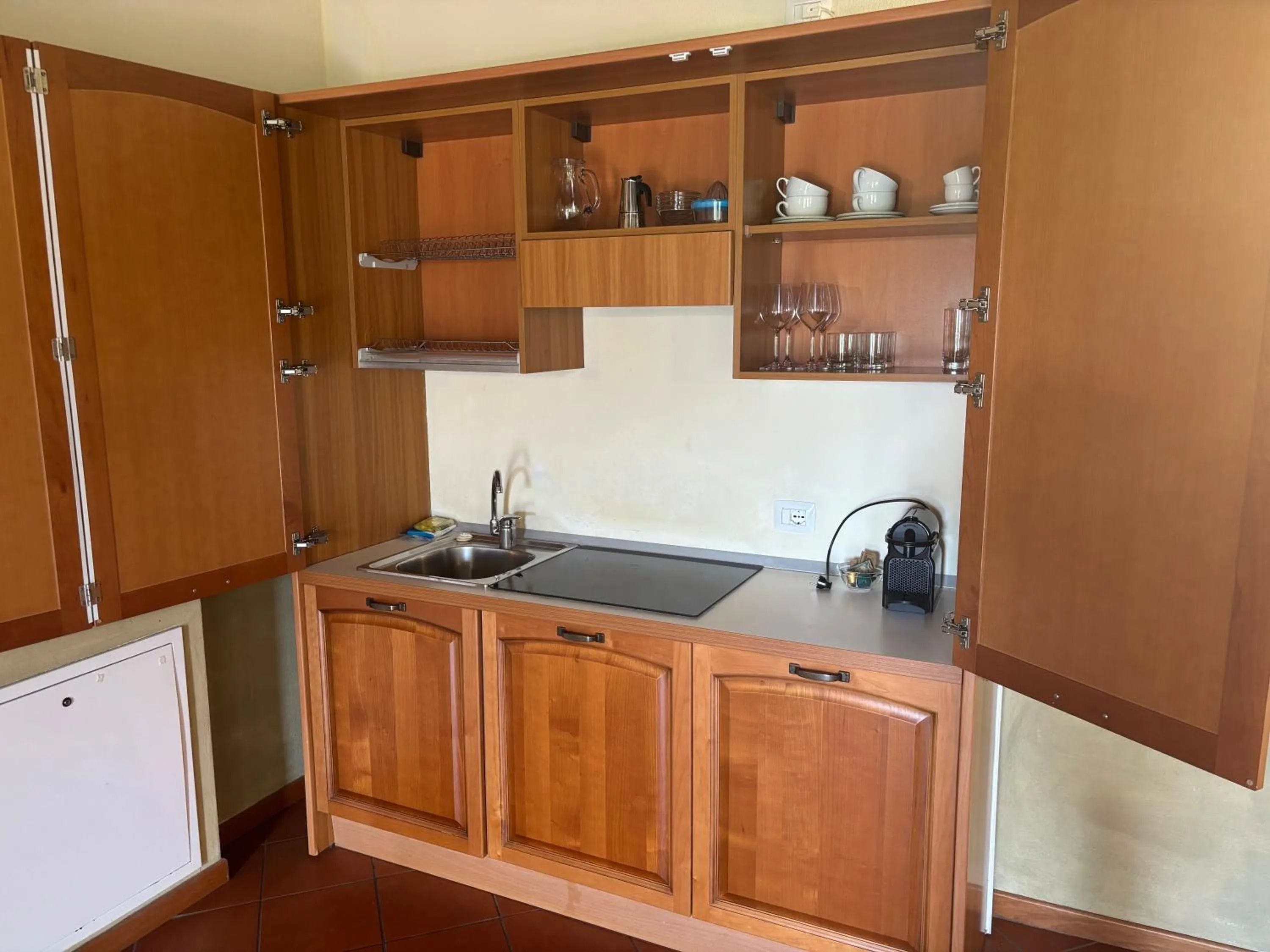 Kitchen or kitchenette in Apartments Relais Corte Paradiso