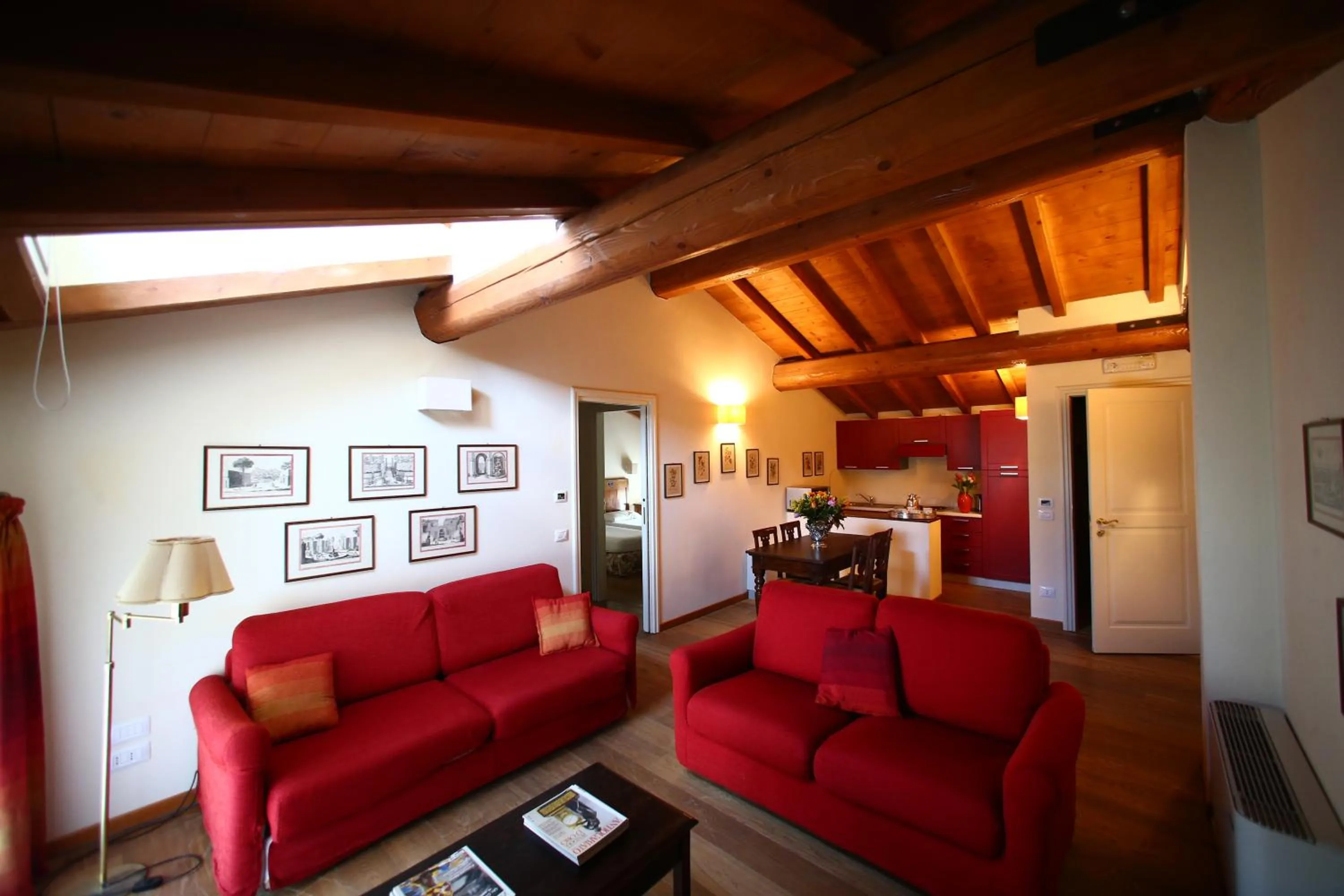 Kitchen or kitchenette in Apartments Relais Corte Paradiso