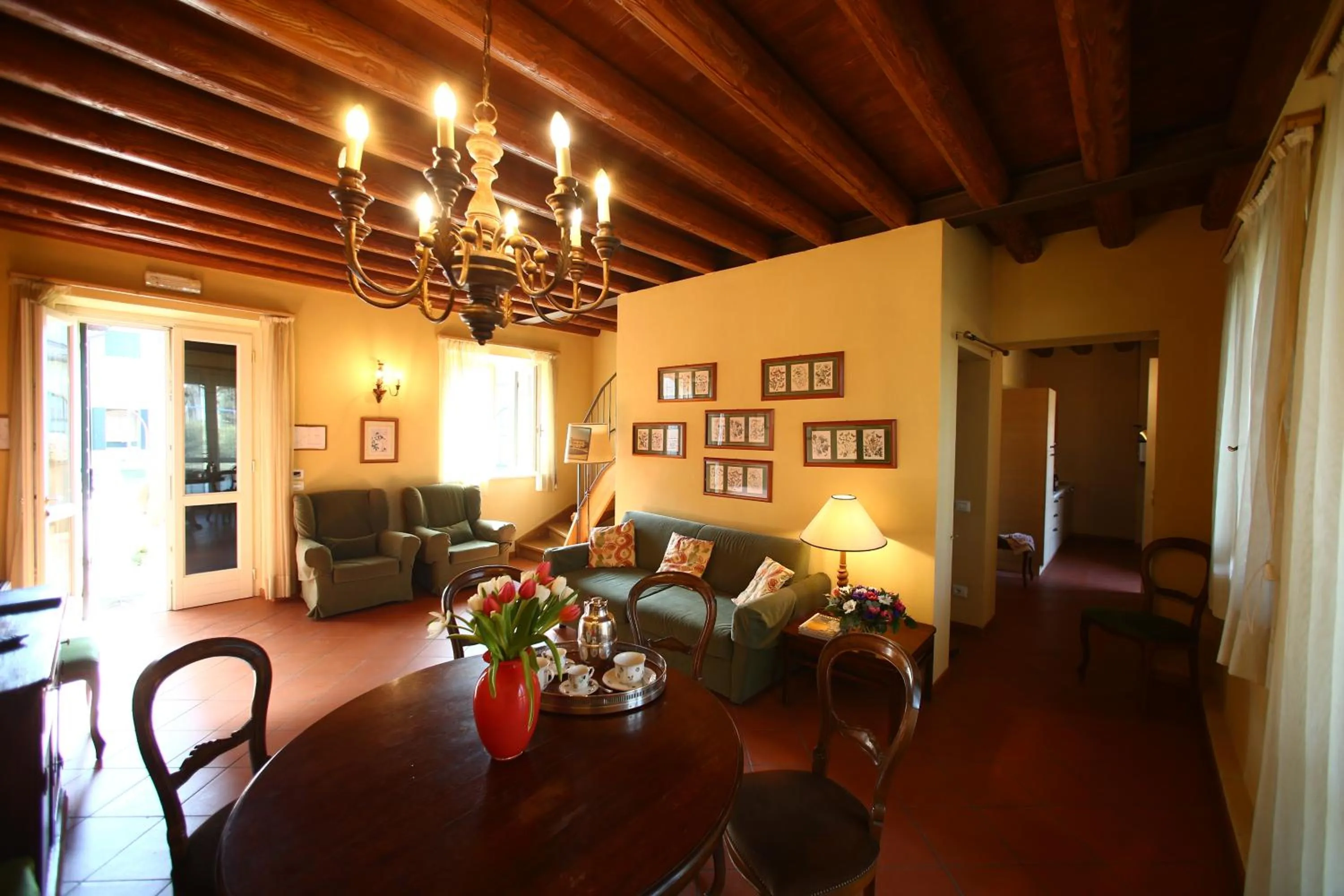 Living room in Apartments Relais Corte Paradiso