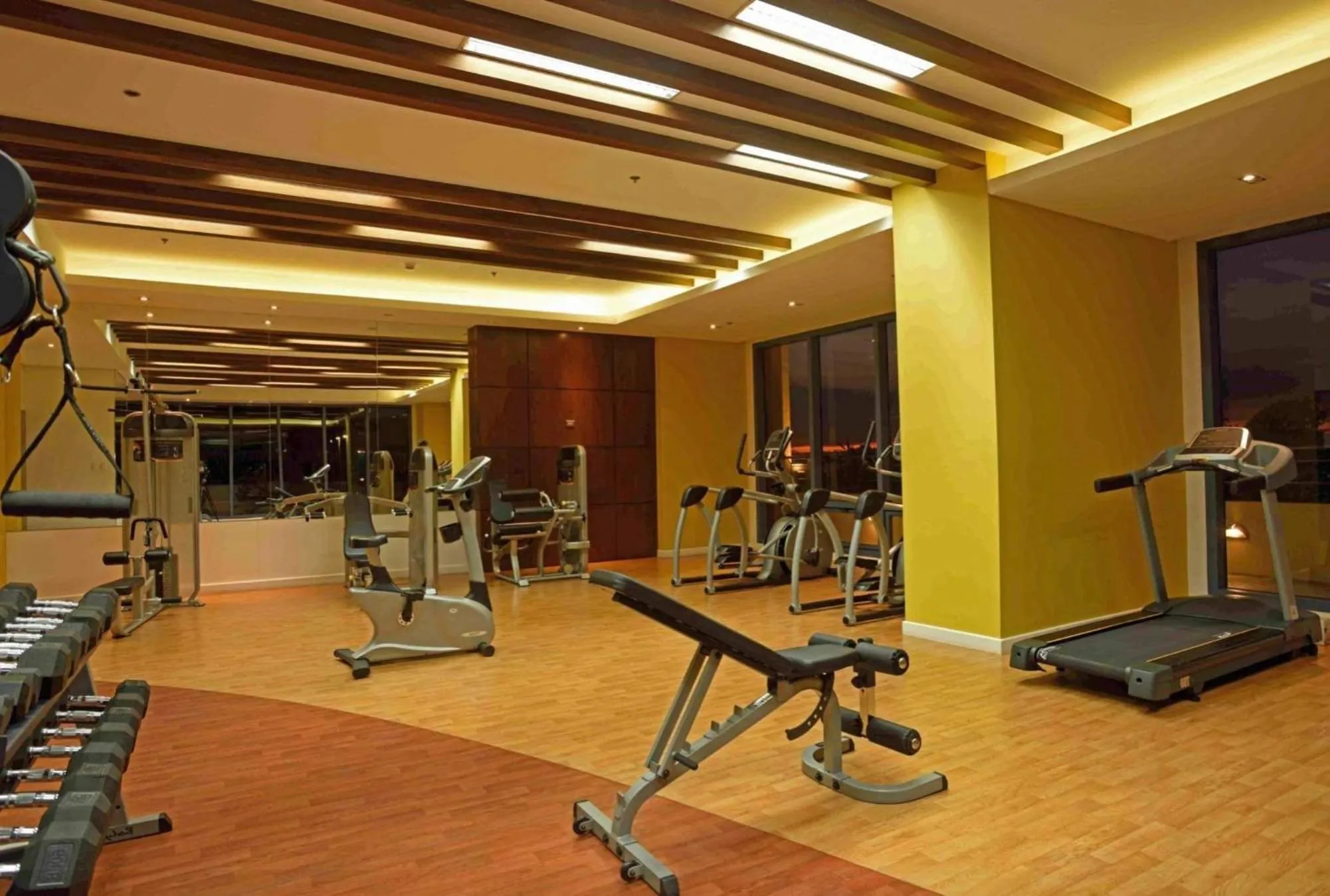 Fitness centre/facilities in Grand Riviera Suites Comfy Condo near US Embassy Manila Bay Roxas Blvd Ermita Manila