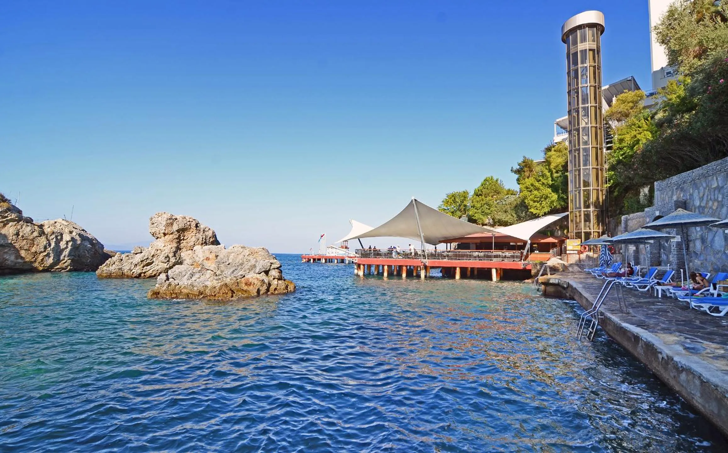 Beach in Korumar Hotel Deluxe