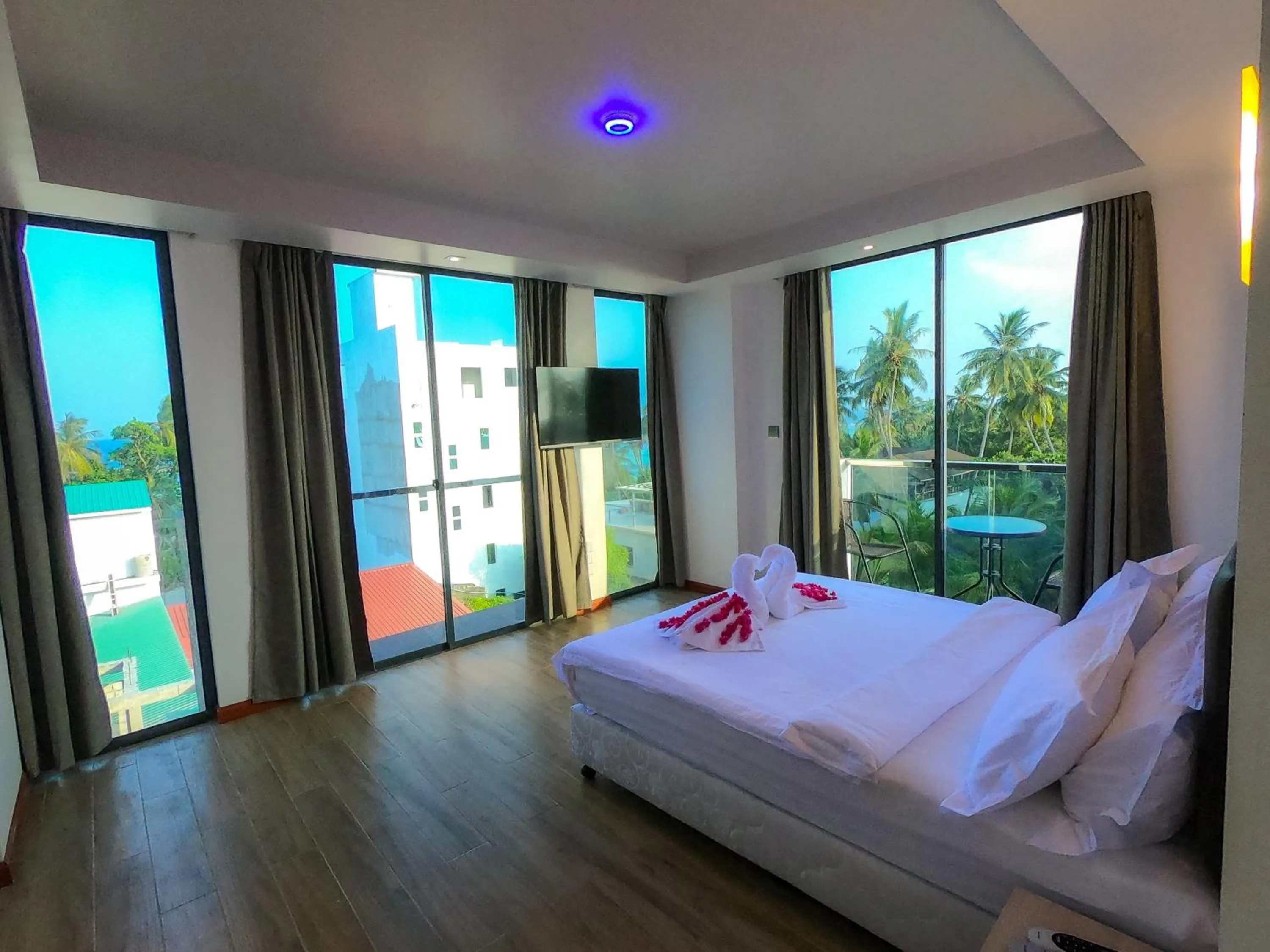 Bed in Ari Grand Hotel & Spa