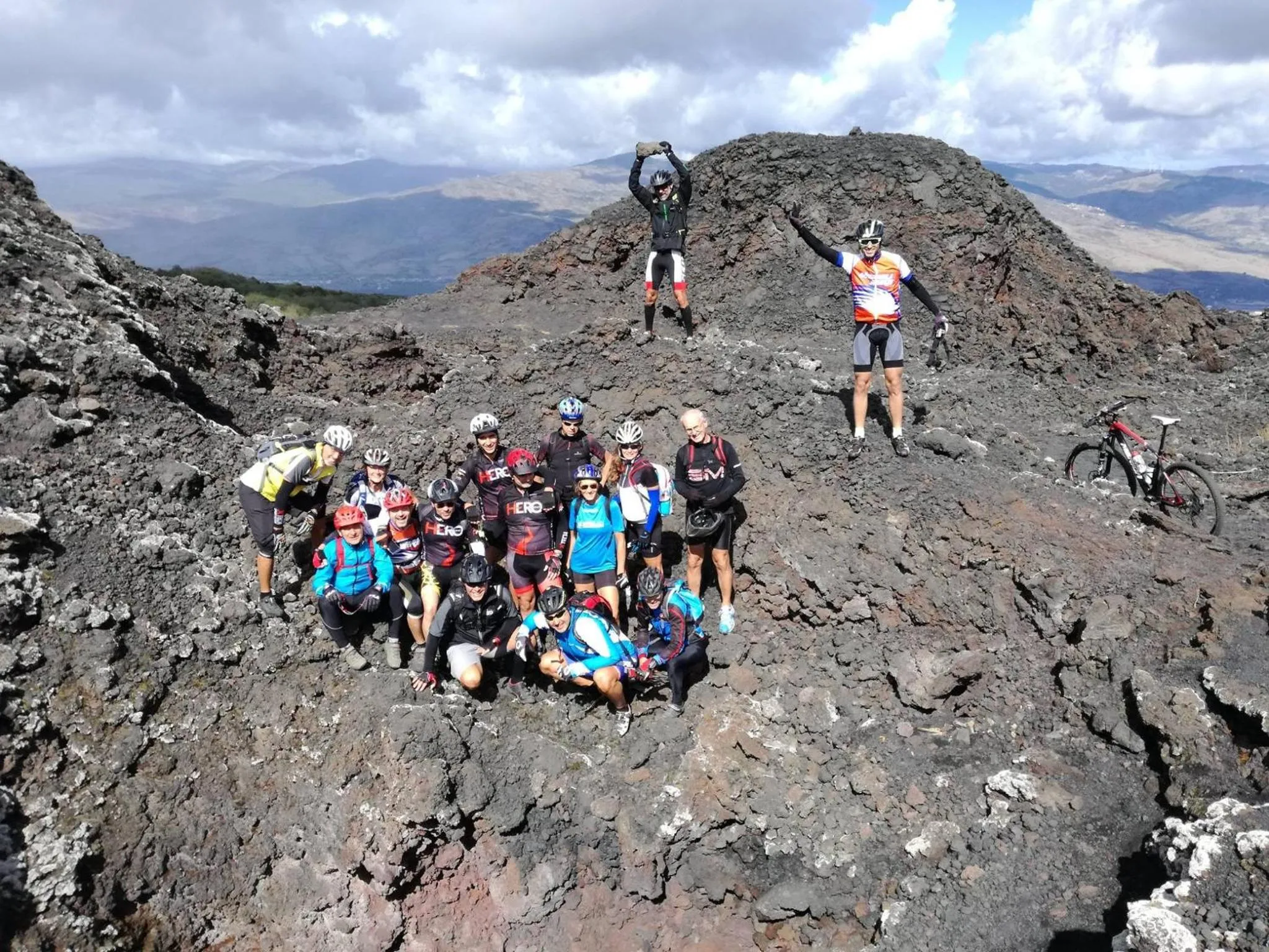 Hiking in Ai Tre Parchi Bed And Bike